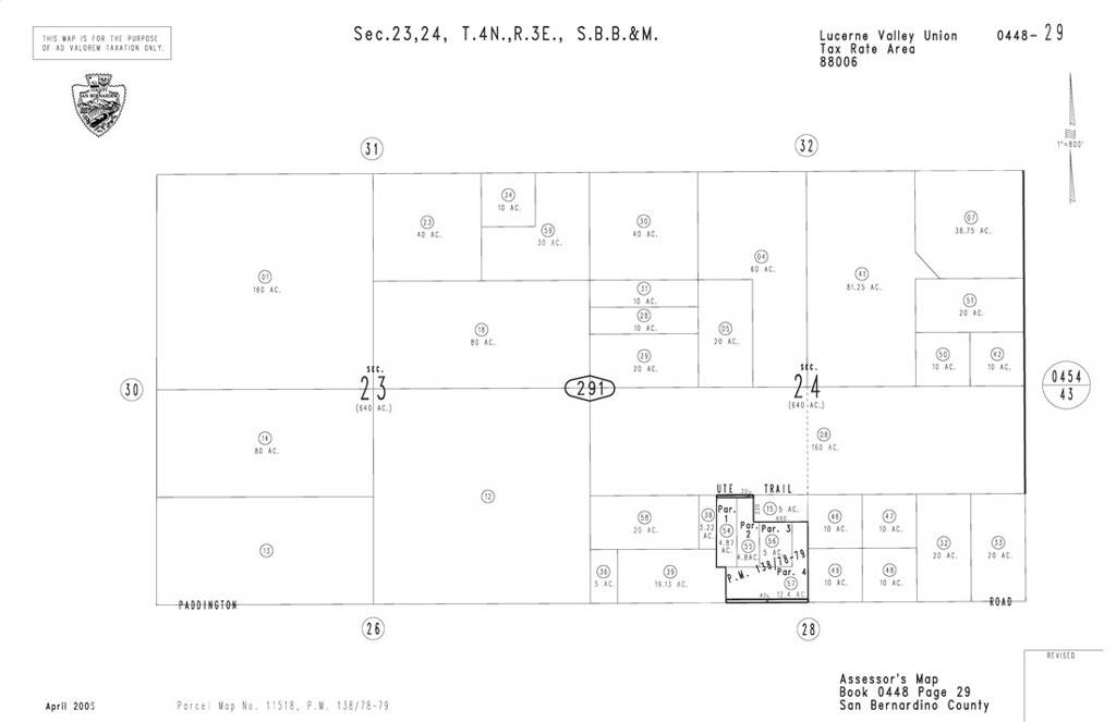 Lucerne Valley, CA 92356,0 Cottonwood Springs RD