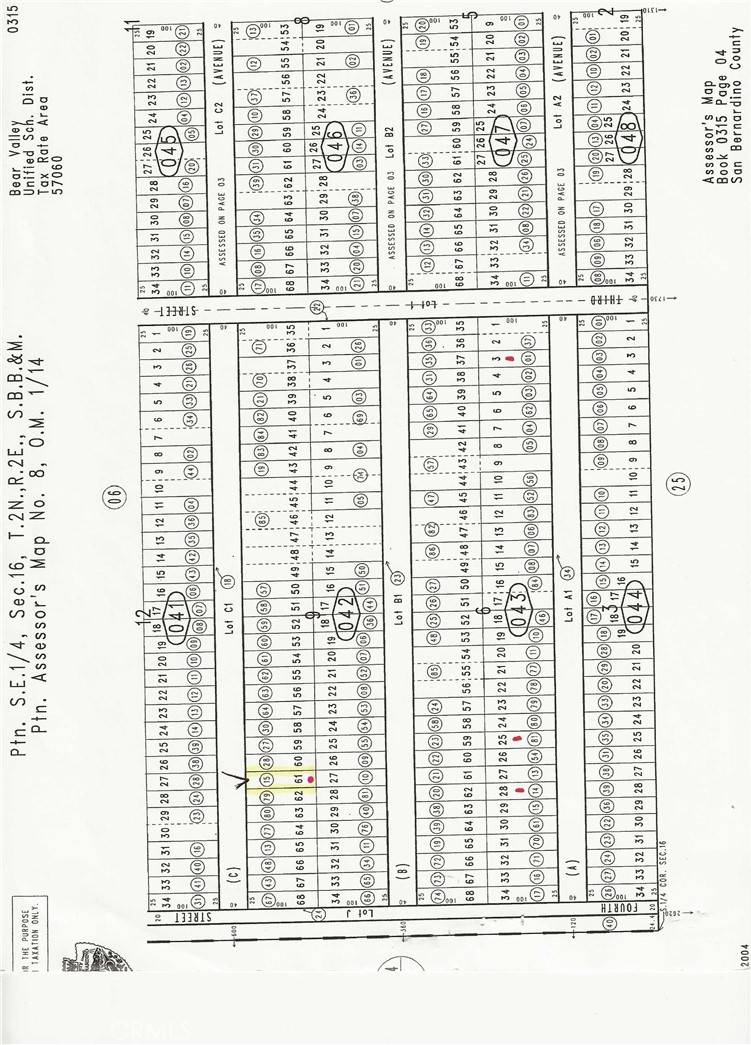 Big Bear, CA 92314,0 Vac Lot