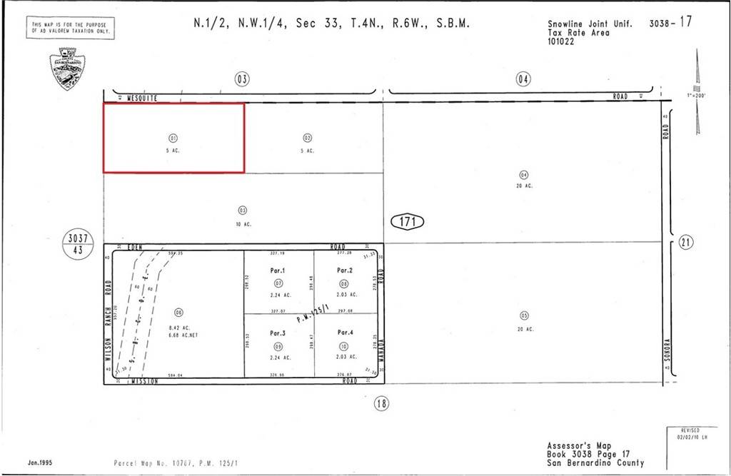 Phelan, CA 92371,0 Mesquite Road