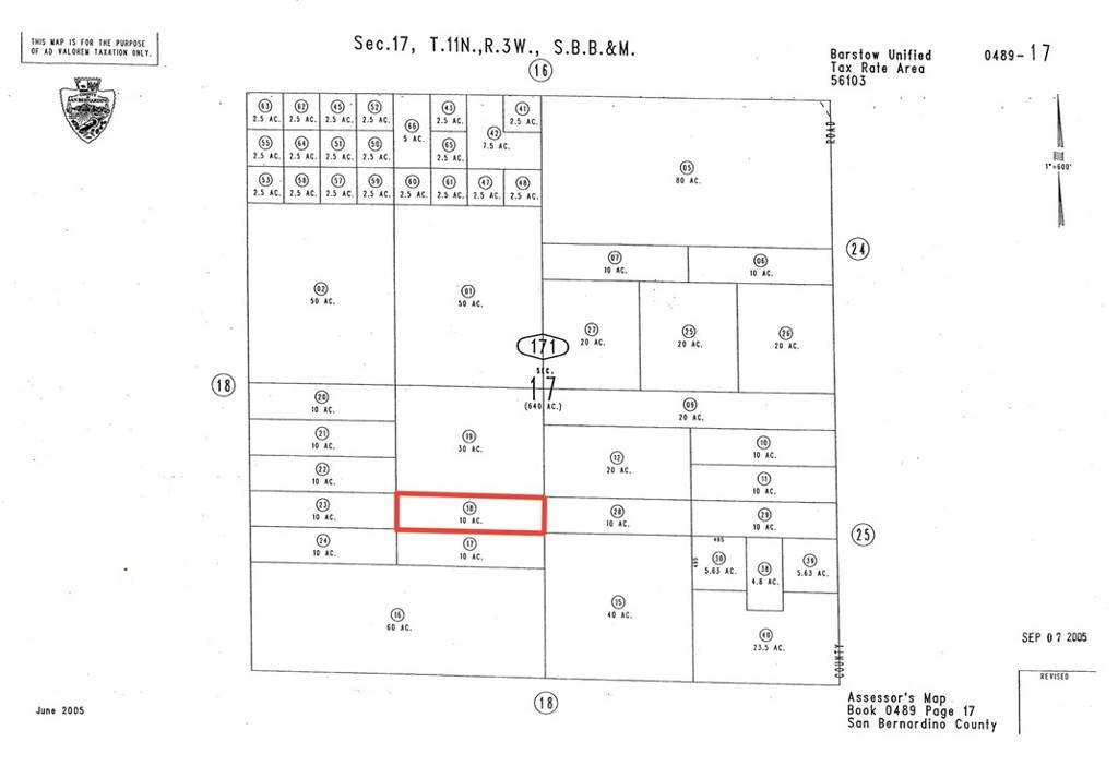 Hinkley, CA 92347,0 Near Orchard RD