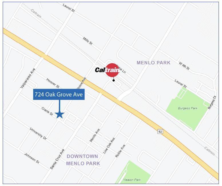 Menlo Park, CA 94025,724 Oak Grove AVE #Suite 100