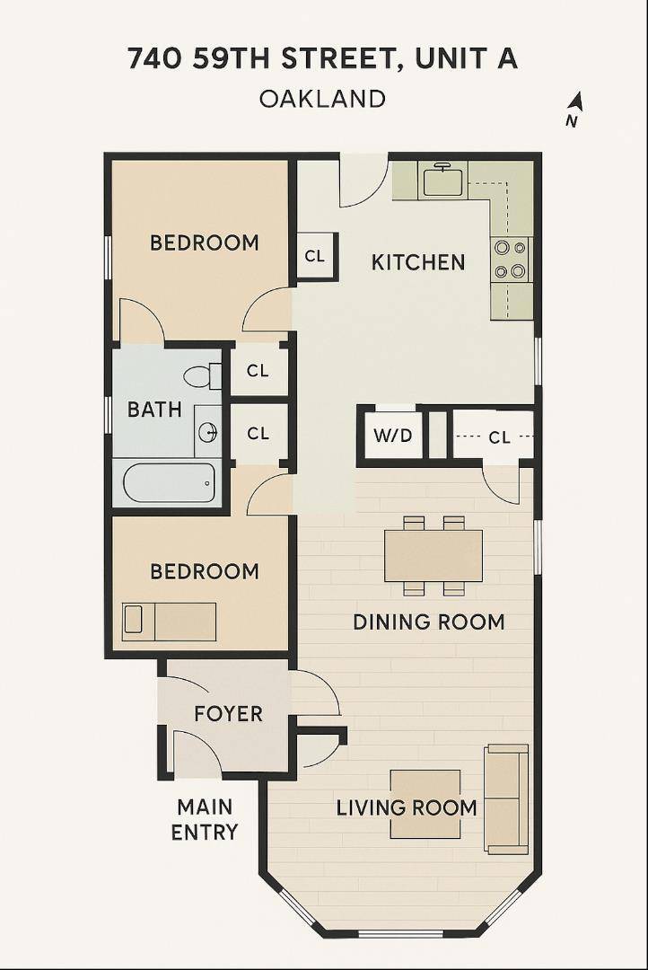 Oakland, CA 94609,740 59th ST