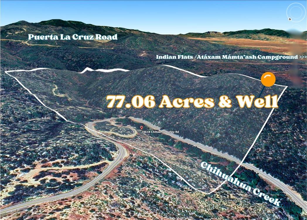 Warner Springs, CA 92086,28618 Chihuahua Valley RD