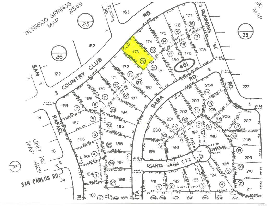 Borrego Springs, CA 92004,Lot 173 Country Club DR