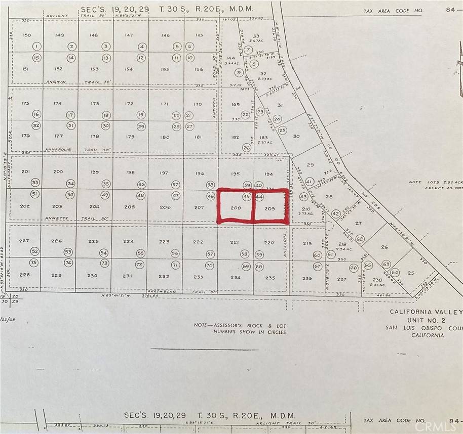 Santa Margarita, CA 93453,0 Annette Trail #44 & #45