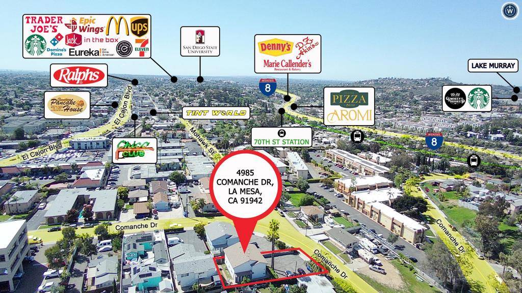 La Mesa, CA 91942,4985 Comanche DR