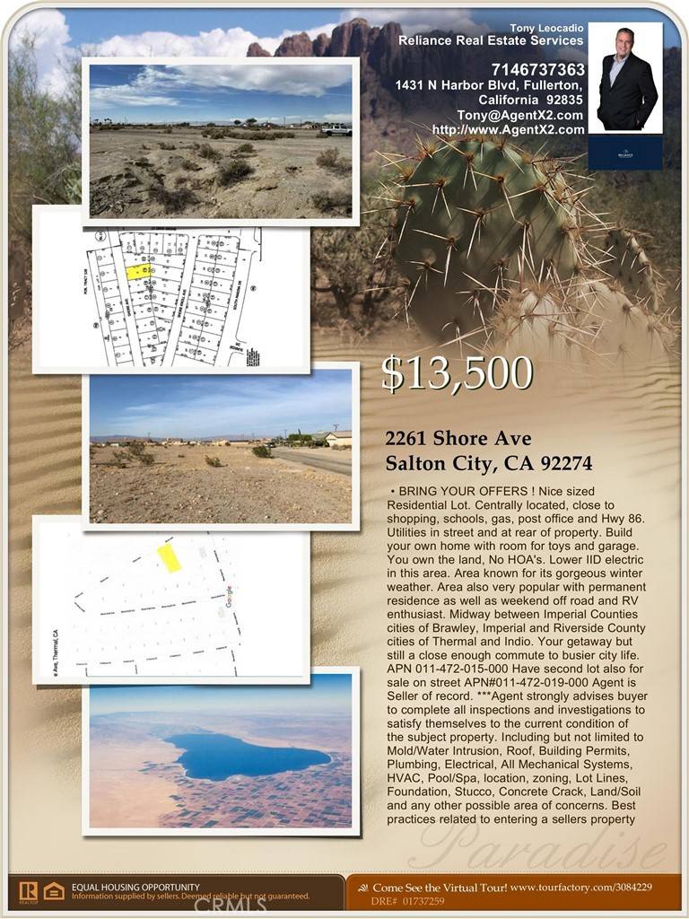 Salton City, CA 92274,2243 Shore AVE