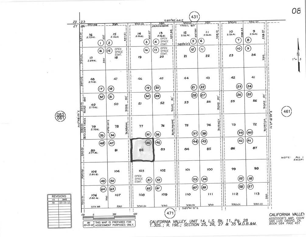 Santa Margarita, CA 93453,0 Burbank