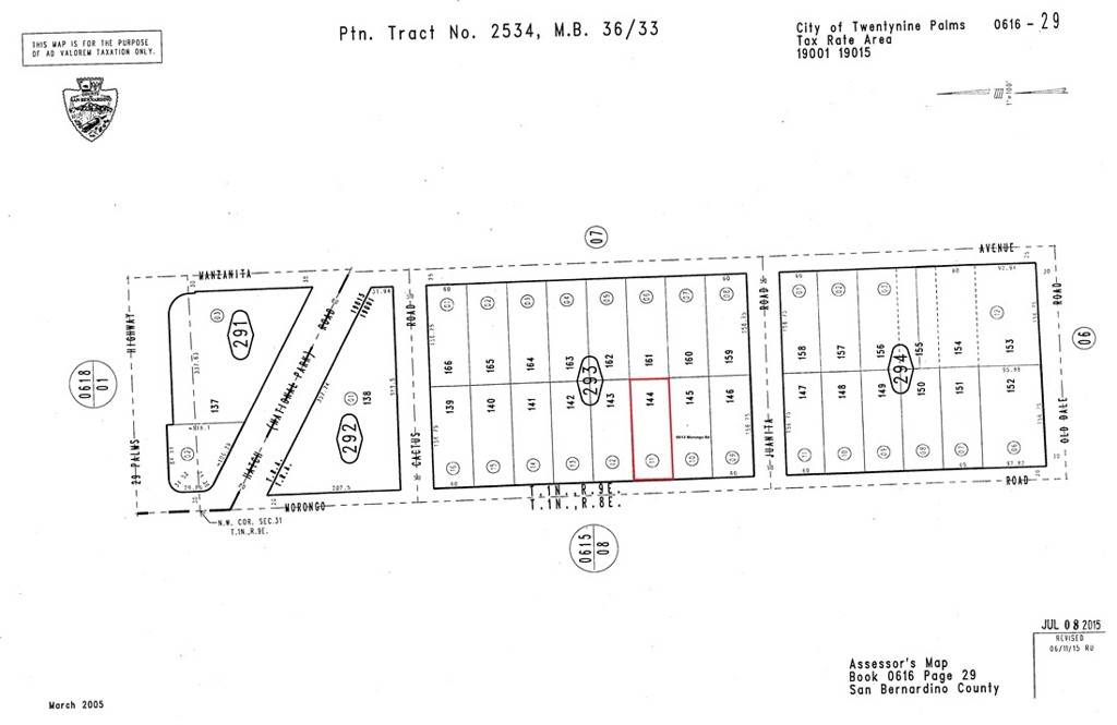 29 Palms, CA 92277,0 Morongo RD