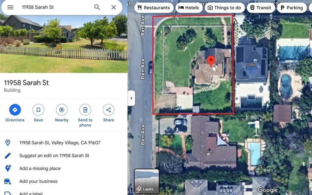 Valley Village, CA 91607,11958 Sarah ST