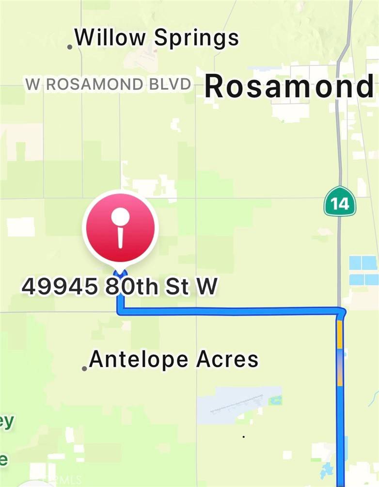 Lancaster, CA 93536,0 W COR AVE C VIC 80th STW