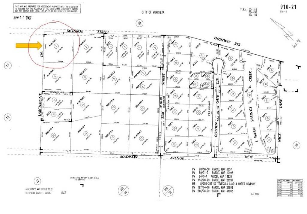 Murrieta, CA 92563,1 Monroe Ave & Larchmont