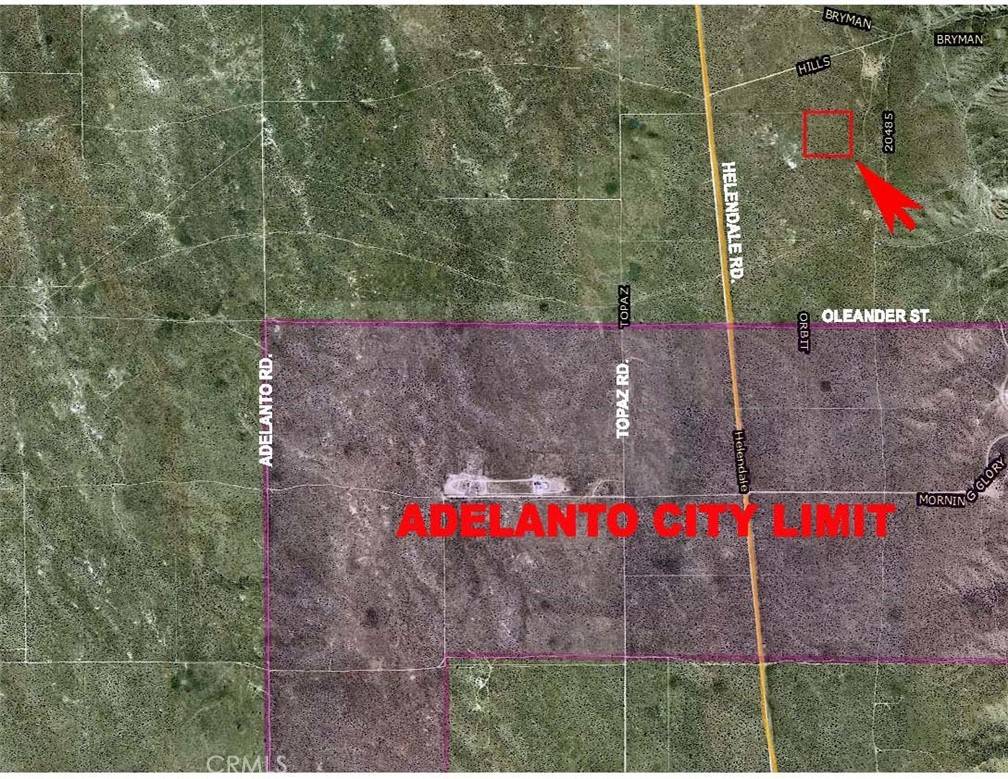 Adelanto, CA 92301,0 Helendale Rd. & Hills Rd.