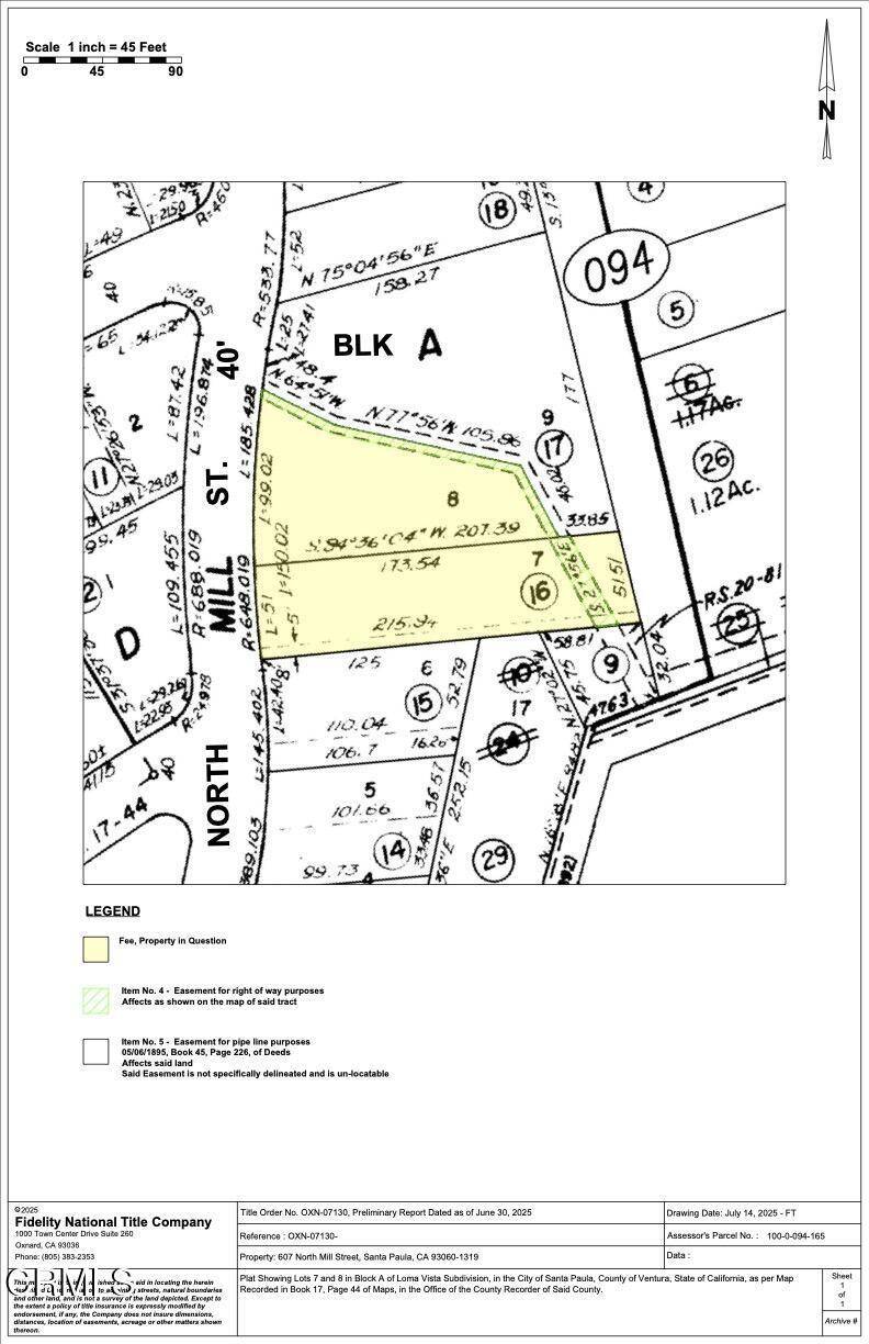 Santa Paula, CA 93060,607 N Mill ST