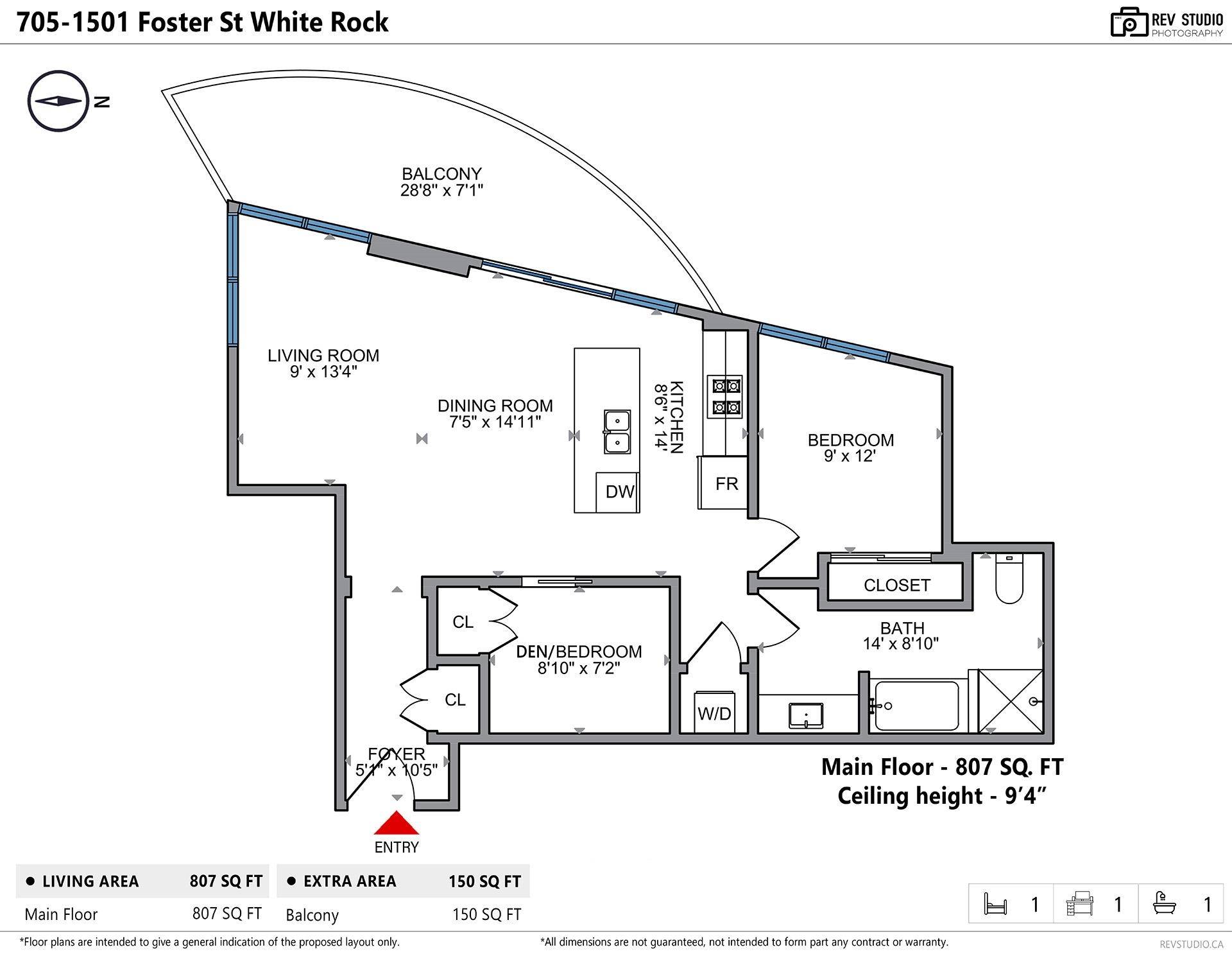 White Rock, BC V4B 0C3,1501 Foster ST #705