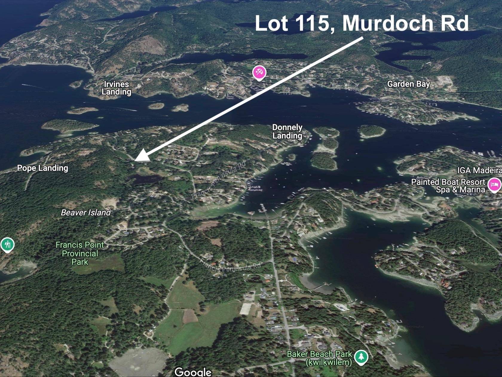 Garden Bay, BC V0N 1S1,LOT 115 Murdoch RD