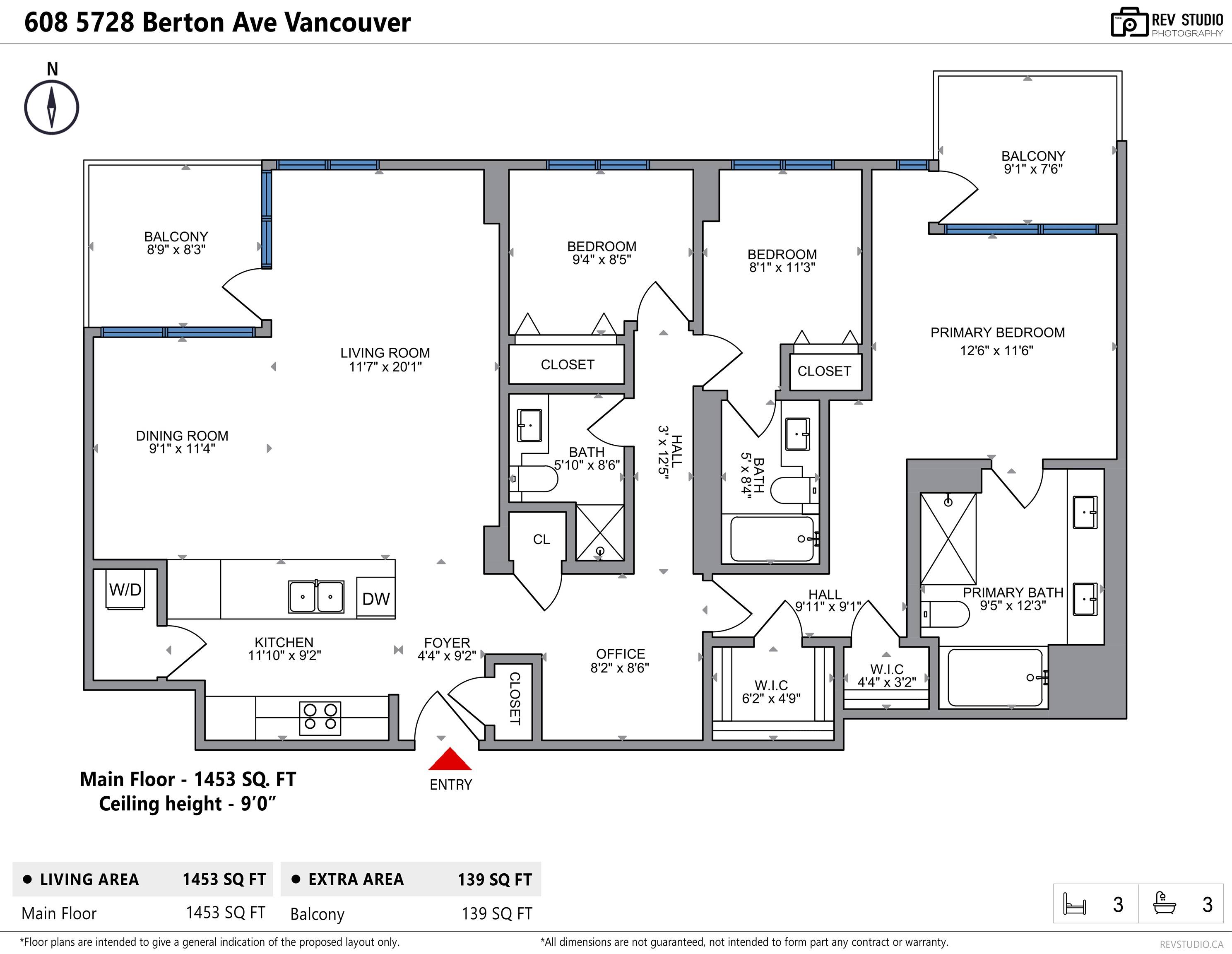Vancouver, BC V6S 0E5,5728 Berton AVE #608