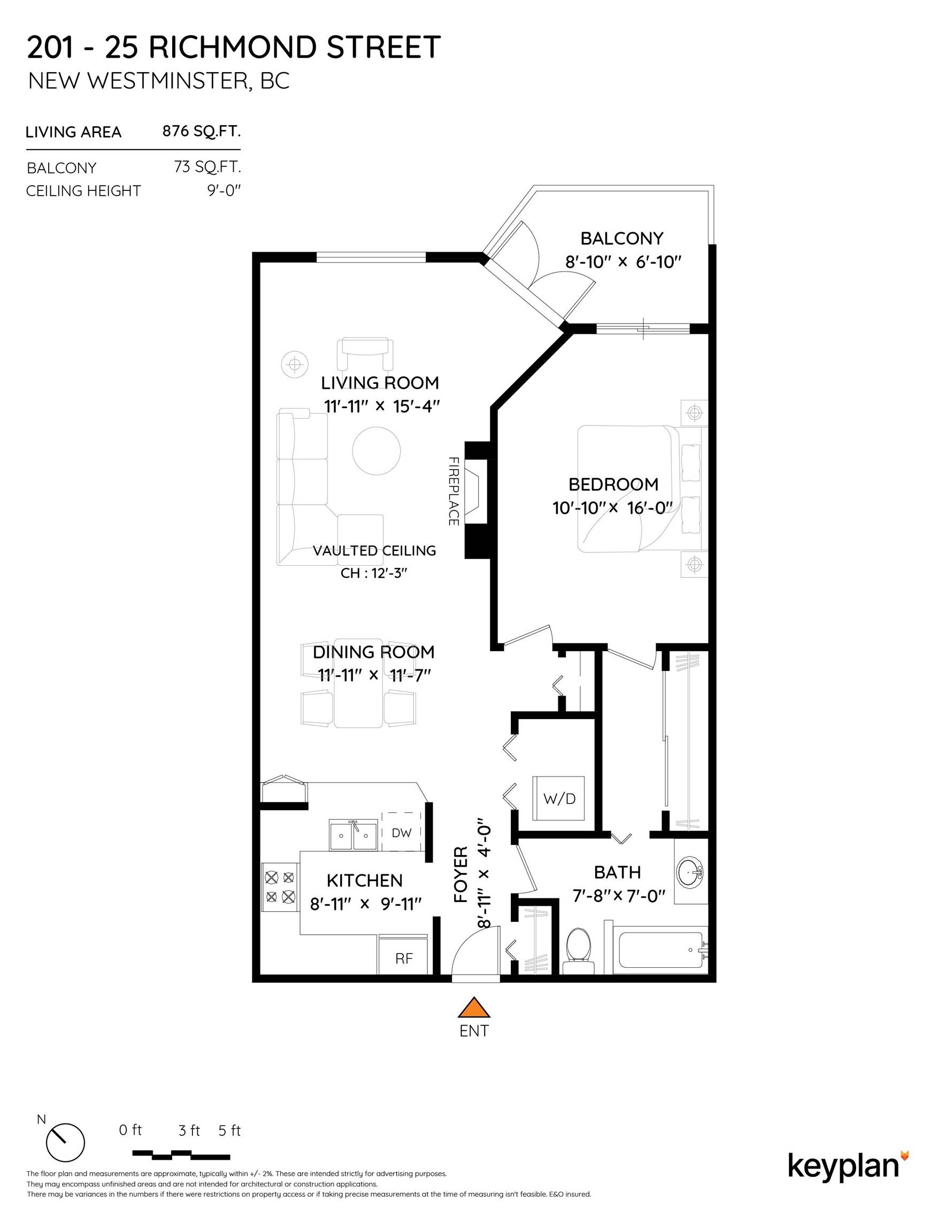 New Westminster, BC V3L 5P9,25 Richmond ST #201