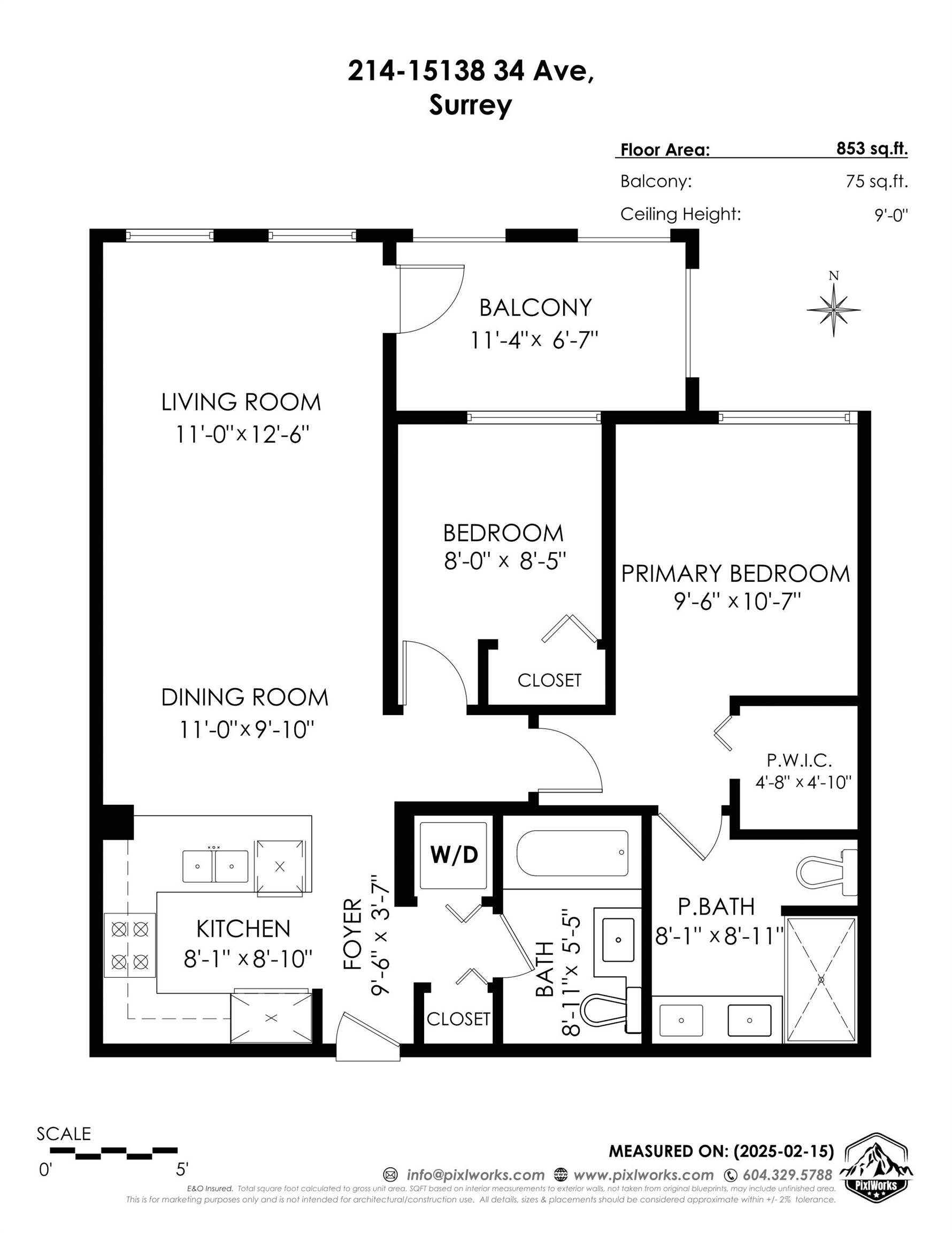 Surrey, BC V3Z 0Y5,15138 34 AVE #214