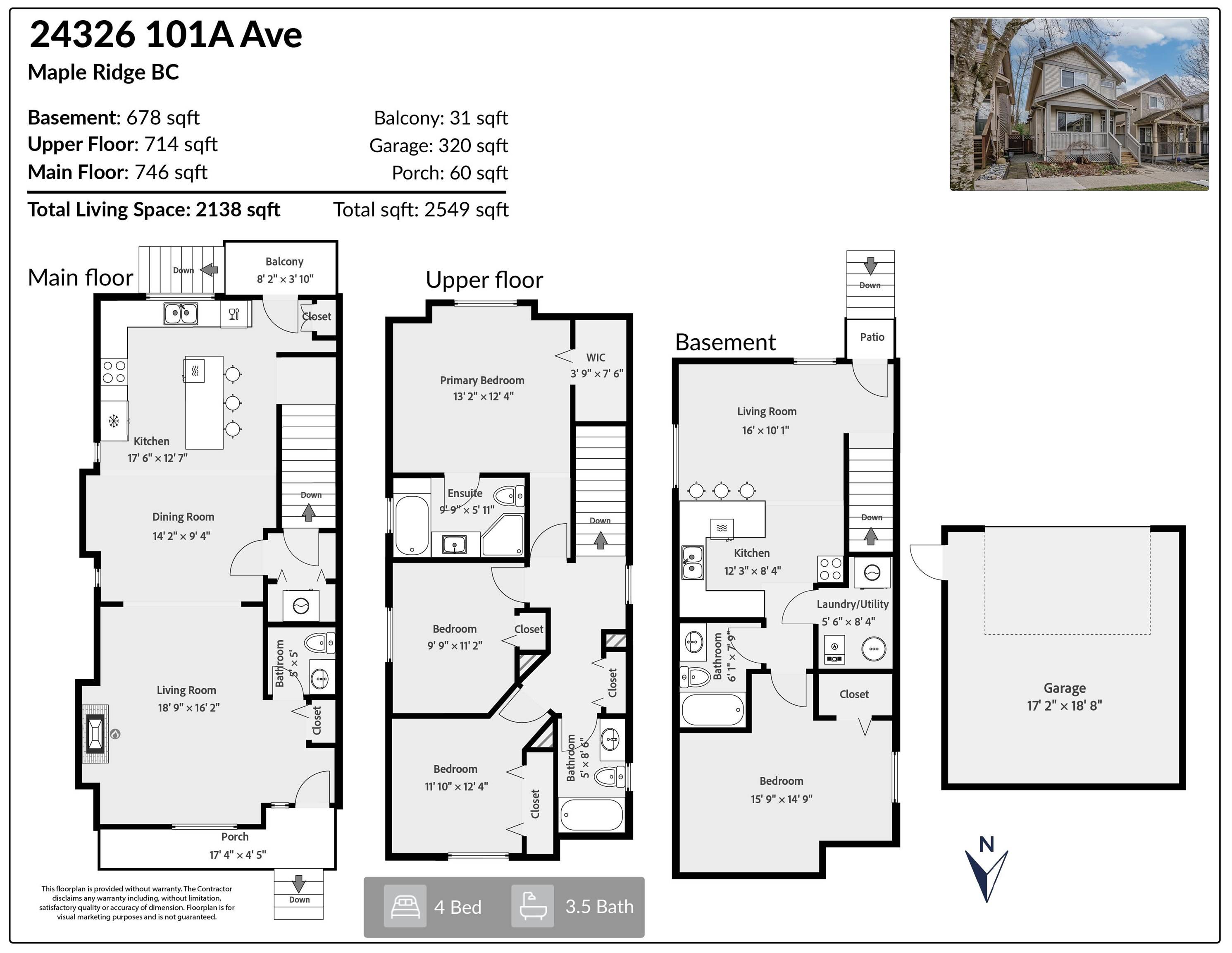 Maple Ridge, BC V2W 0A7,24326 101a AVE
