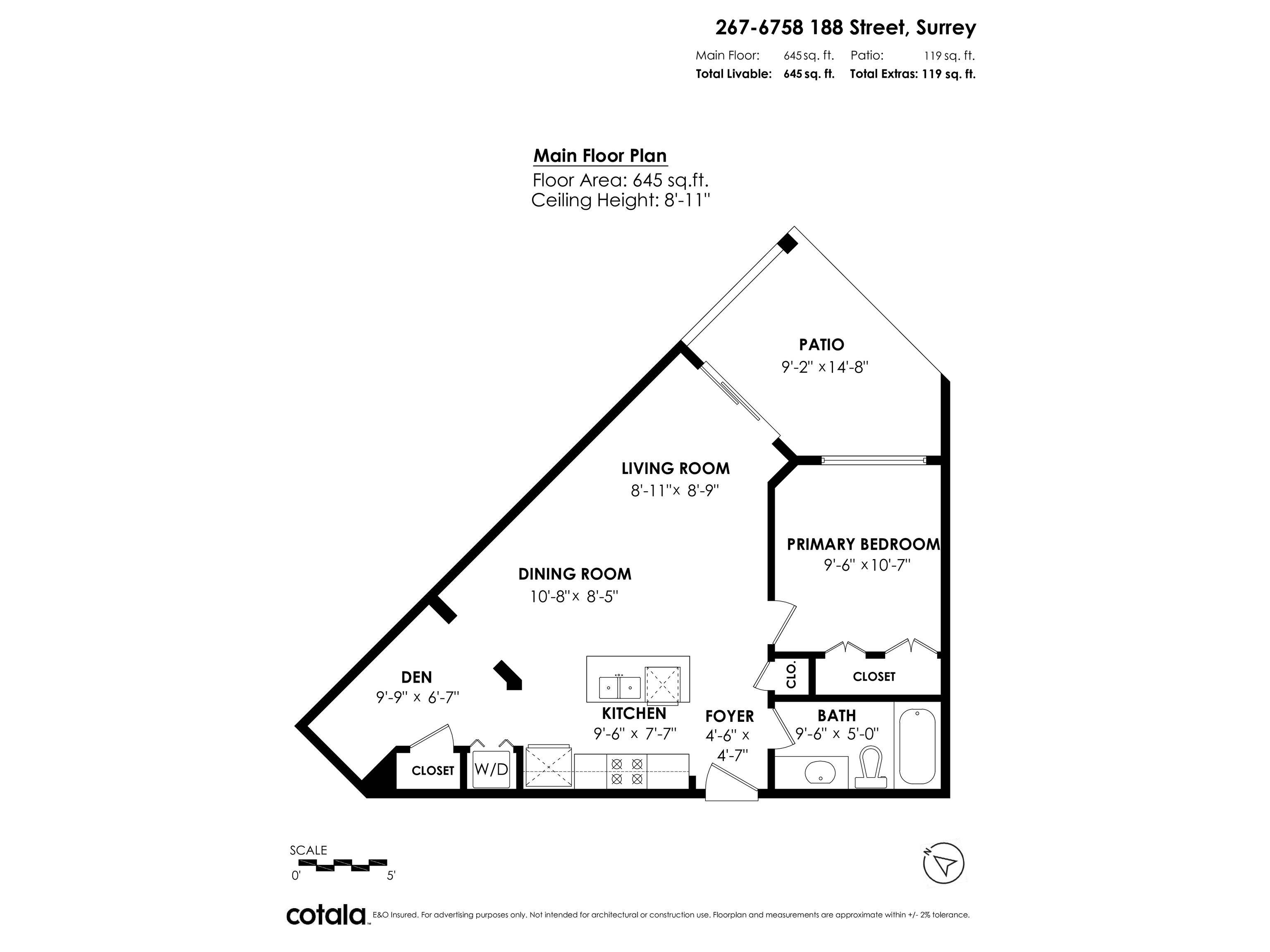 Surrey, BC V4N 6K2,6758 188 ST #267