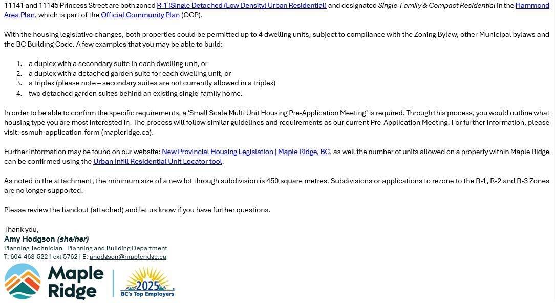 Maple Ridge, BC V2X 1M8,11145 Princess ST