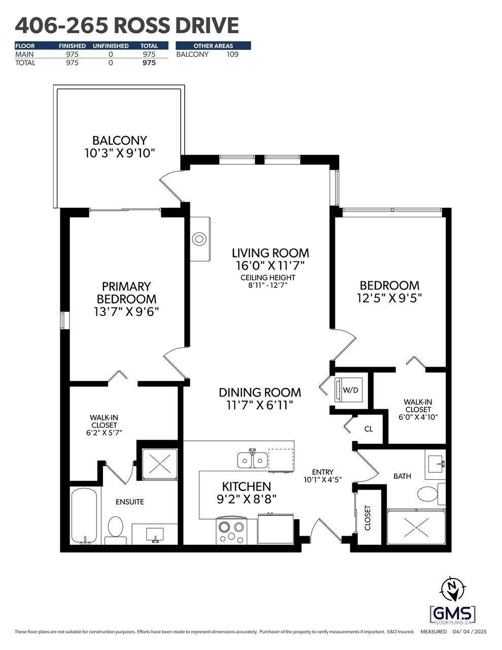 New Westminster, BC V3L 0C8,265 Ross DR #406