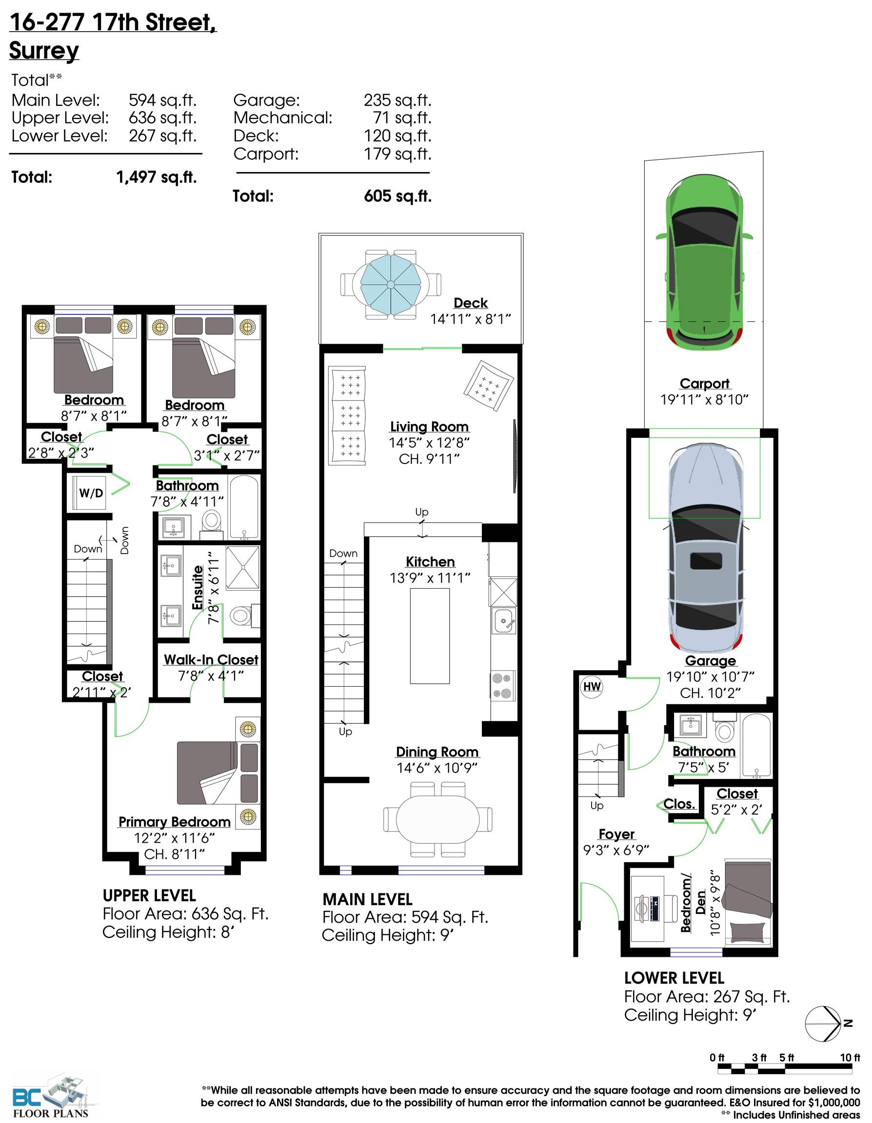 Surrey, BC V3Z 9P4,277 171 ST #16
