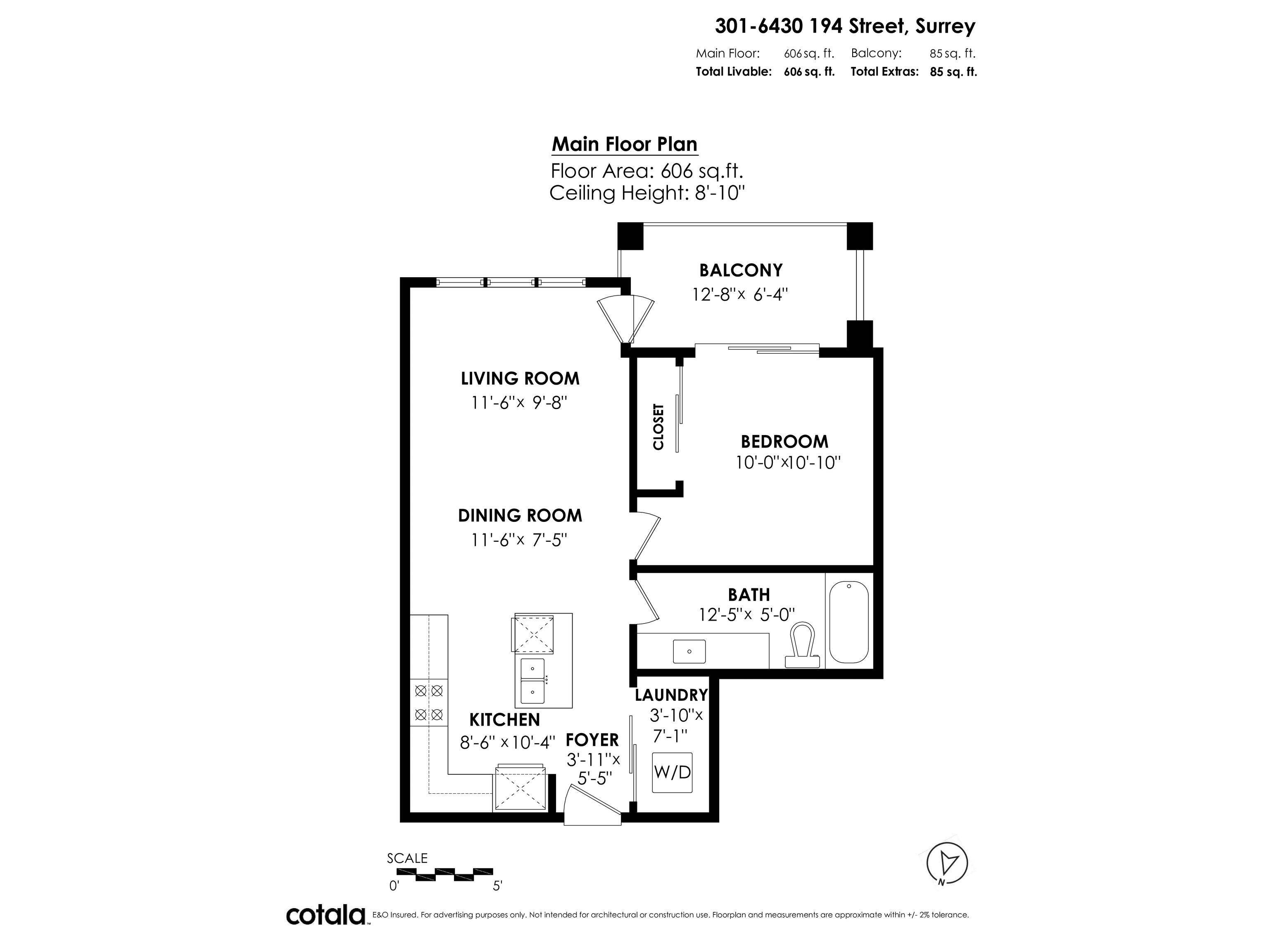 Surrey, BC V4N 6J7,6430 194 ST #301