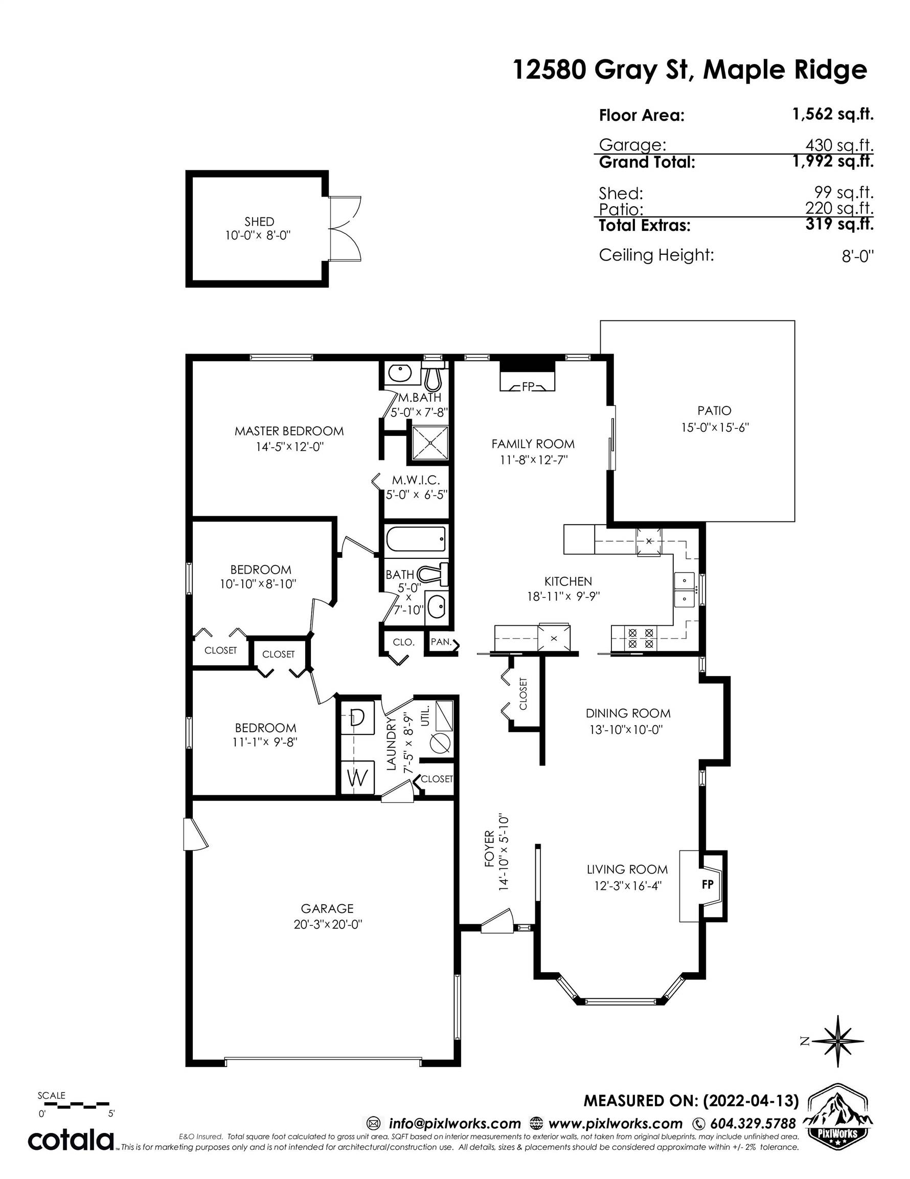 Maple Ridge, BC V2X 0V8,12580 Gray ST