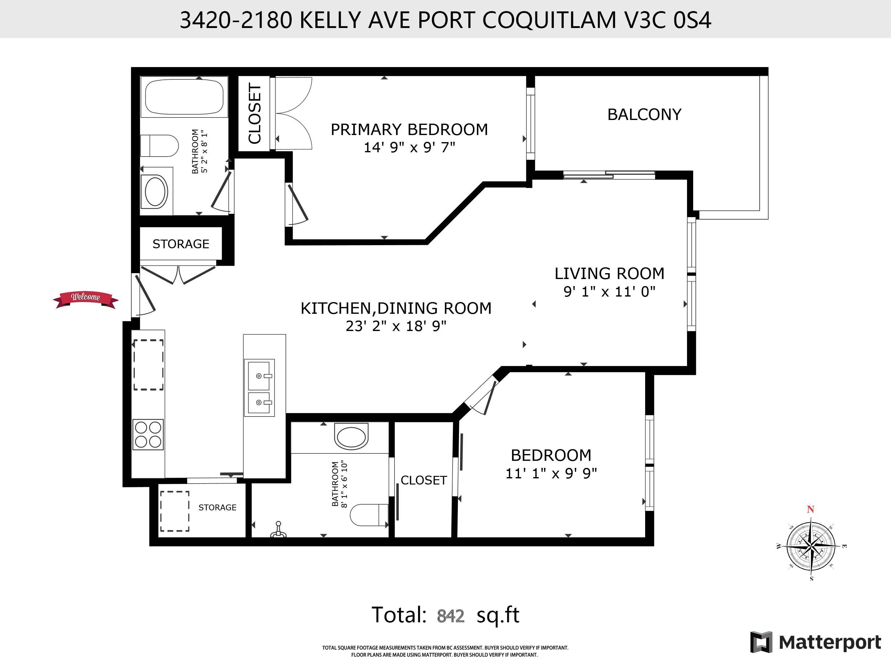 Port Coquitlam, BC V3C 0S4,2180 Kelly AVE #3420