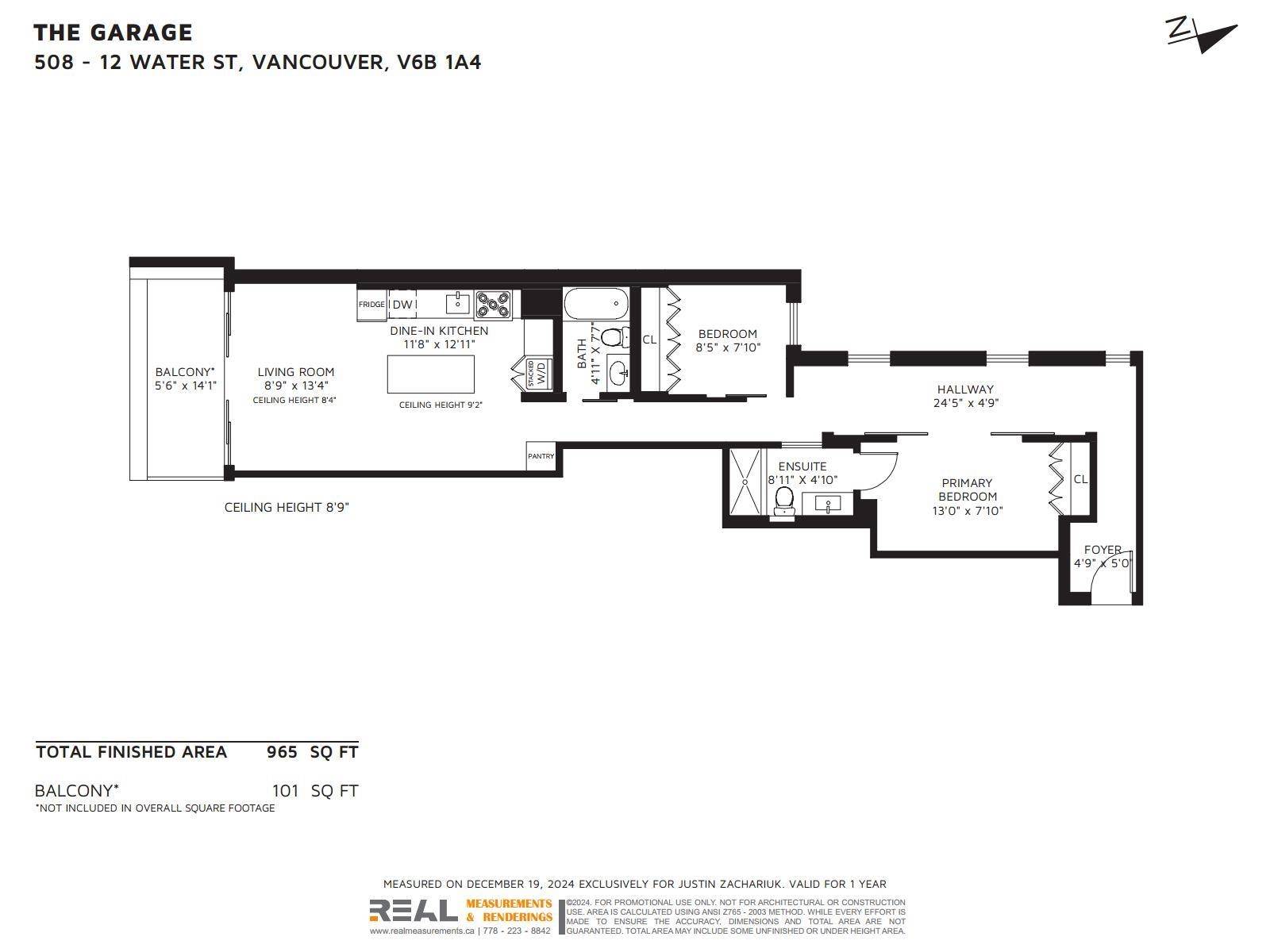 Vancouver, BC V6B 1A4,12 Water ST #508