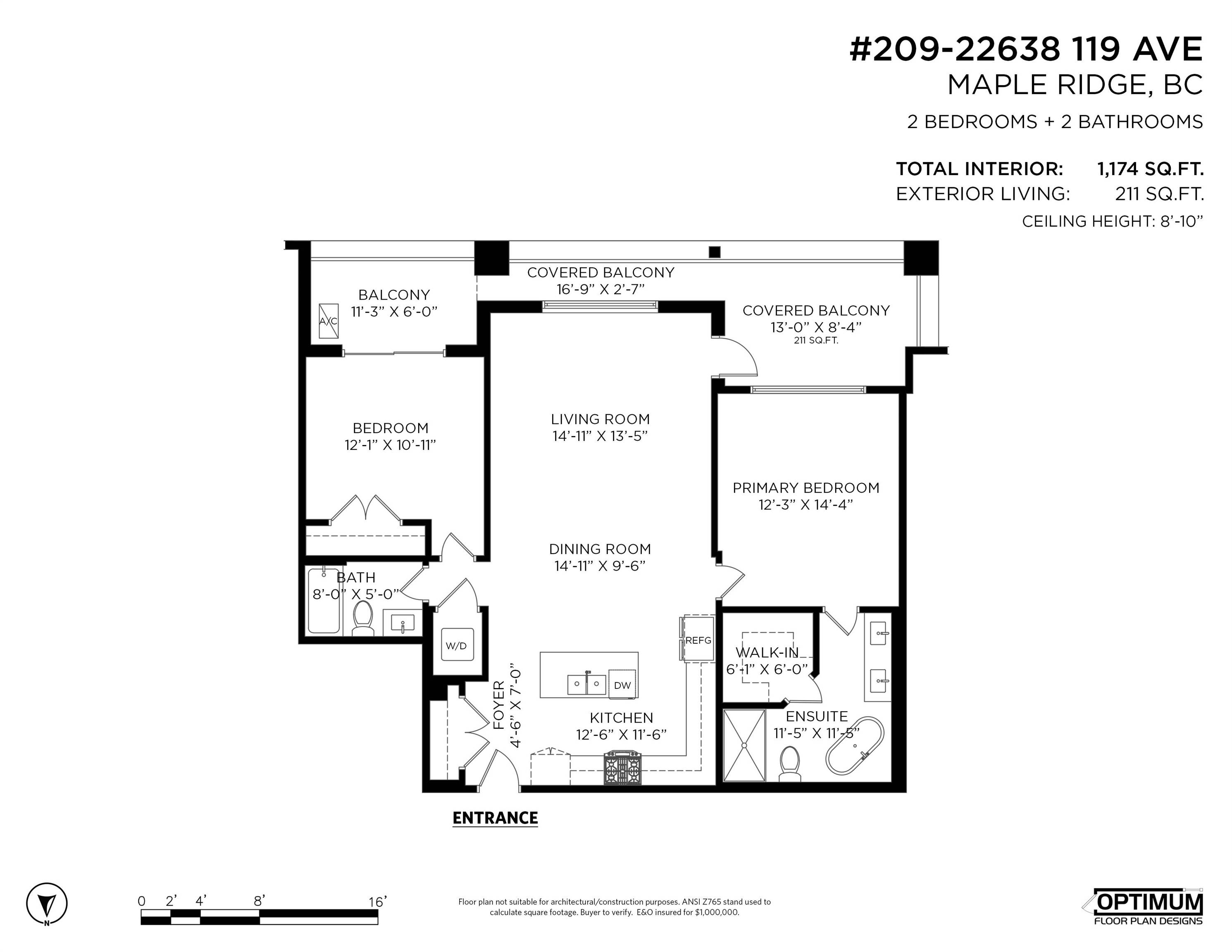 Maple Ridge, BC V2X 4L1,22638 119 AVE #209