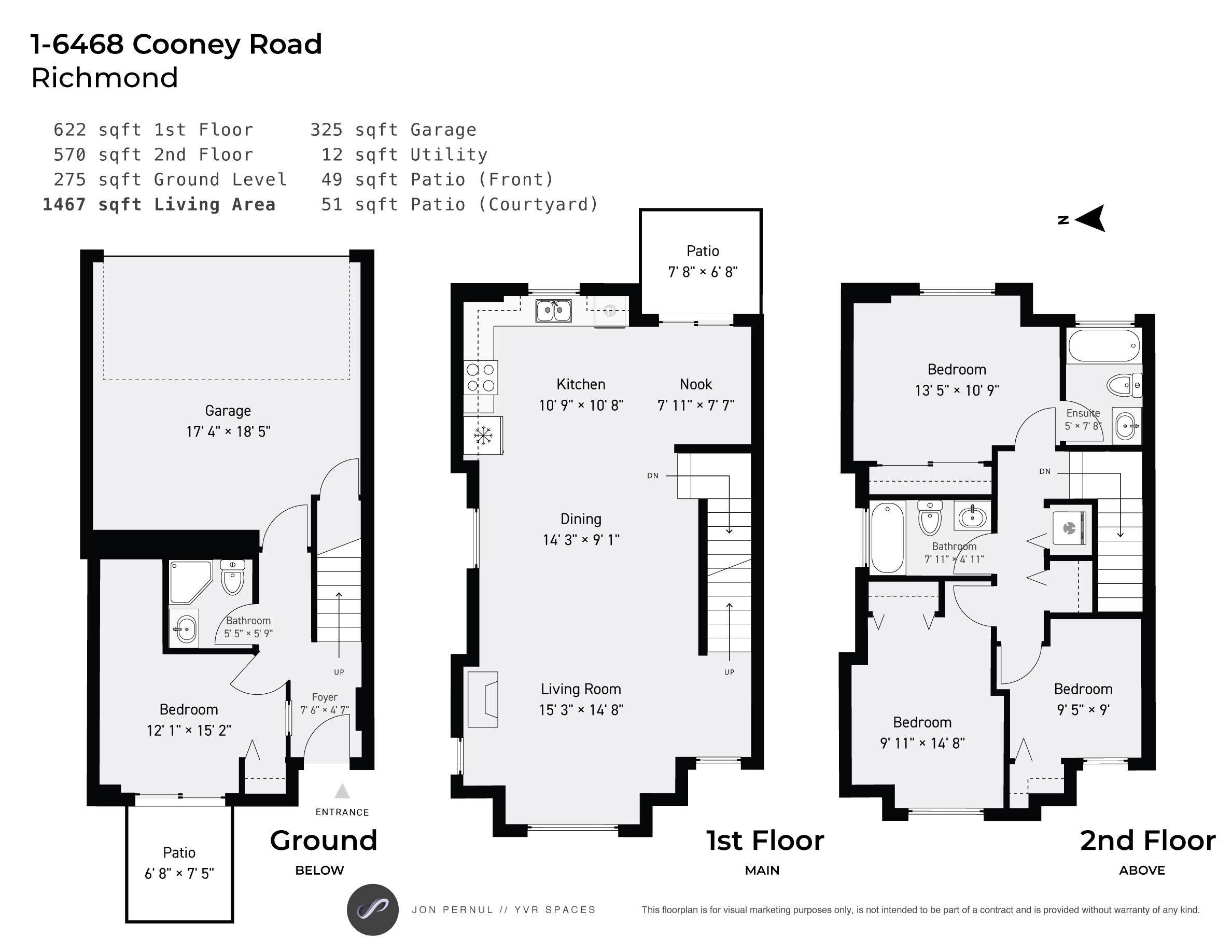 Richmond, BC V6Y 2J6,6468 Cooney RD #1