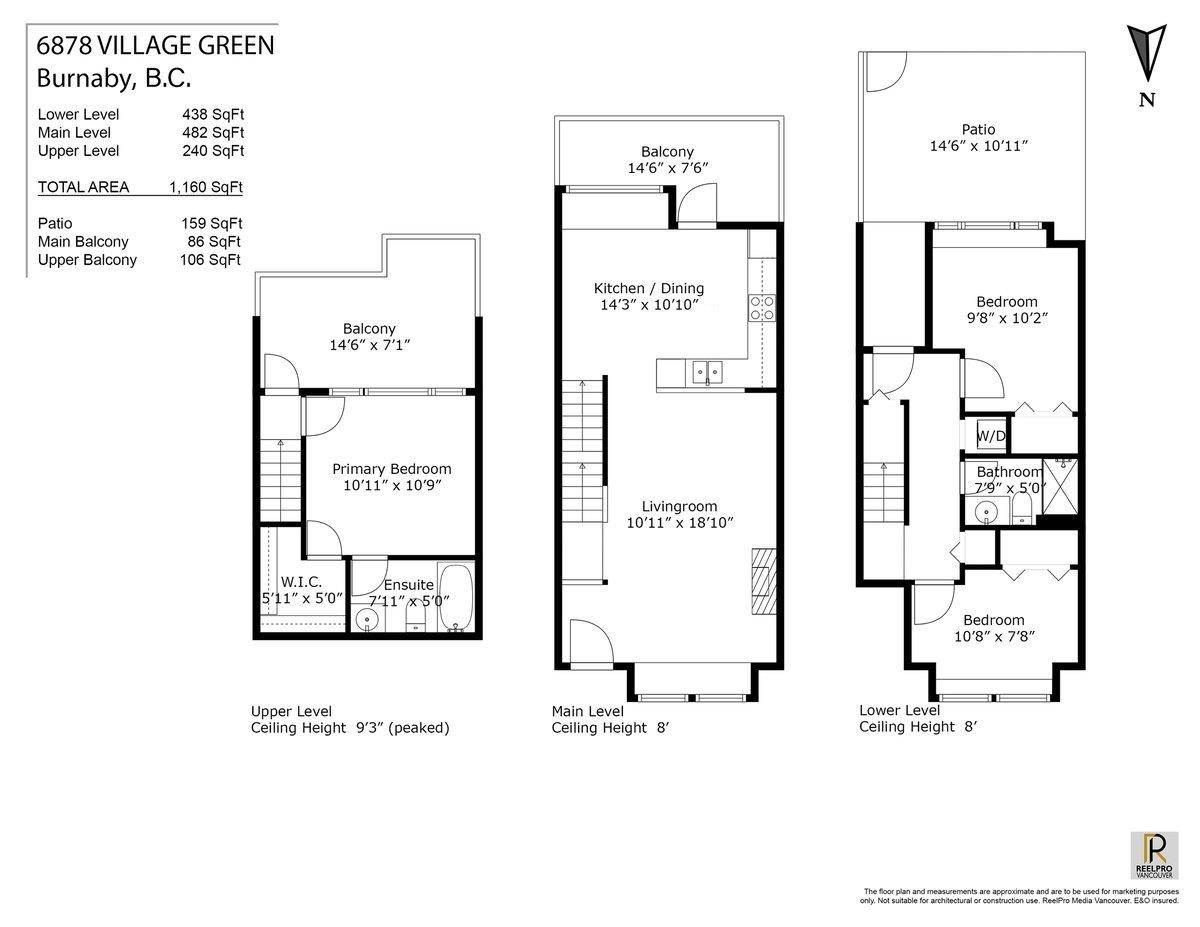 Burnaby, BC V5E 4K9,6878 Village GN