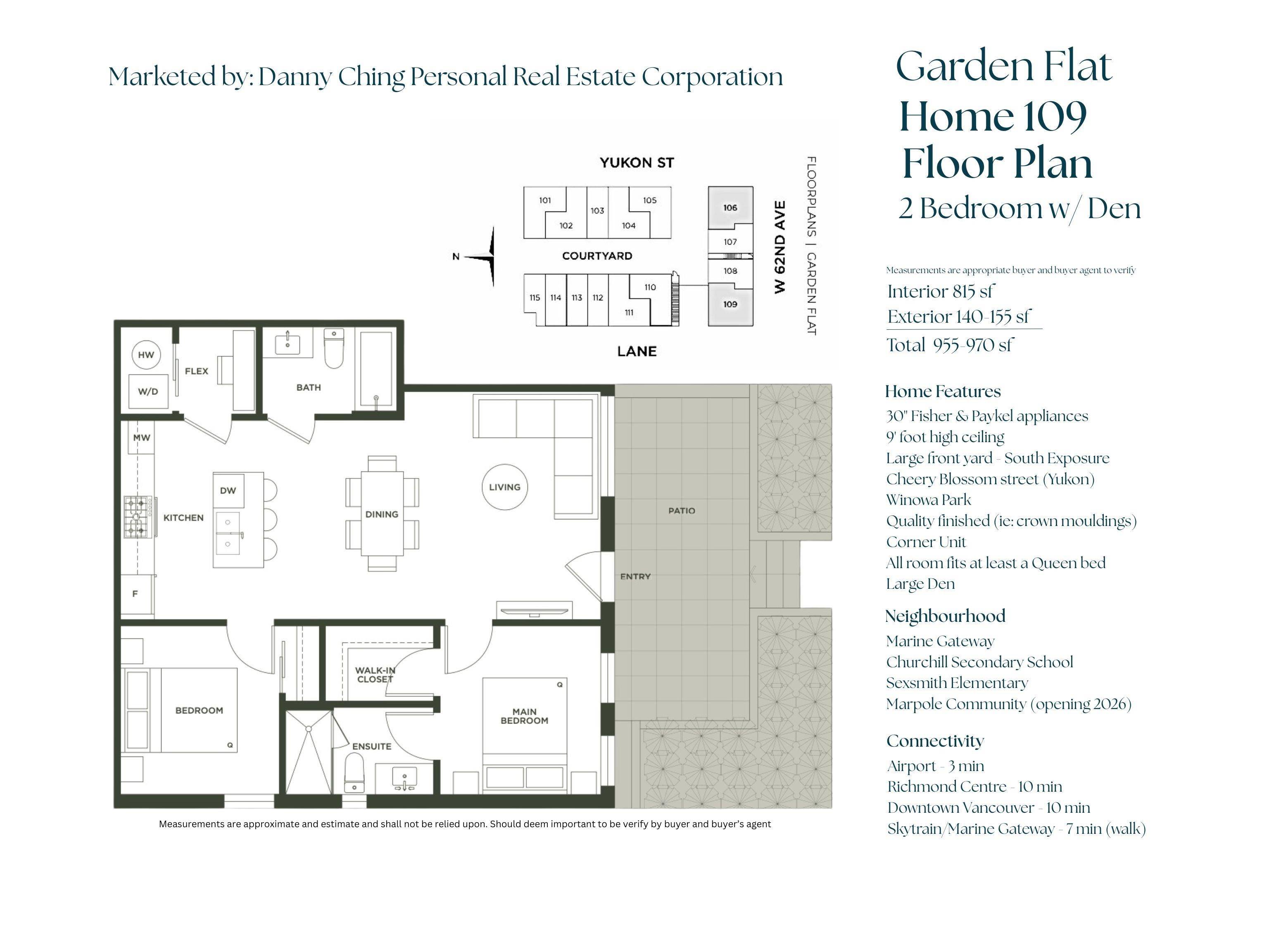 Vancouver, BC V5X 2Y4,7789 Yukon ST #109