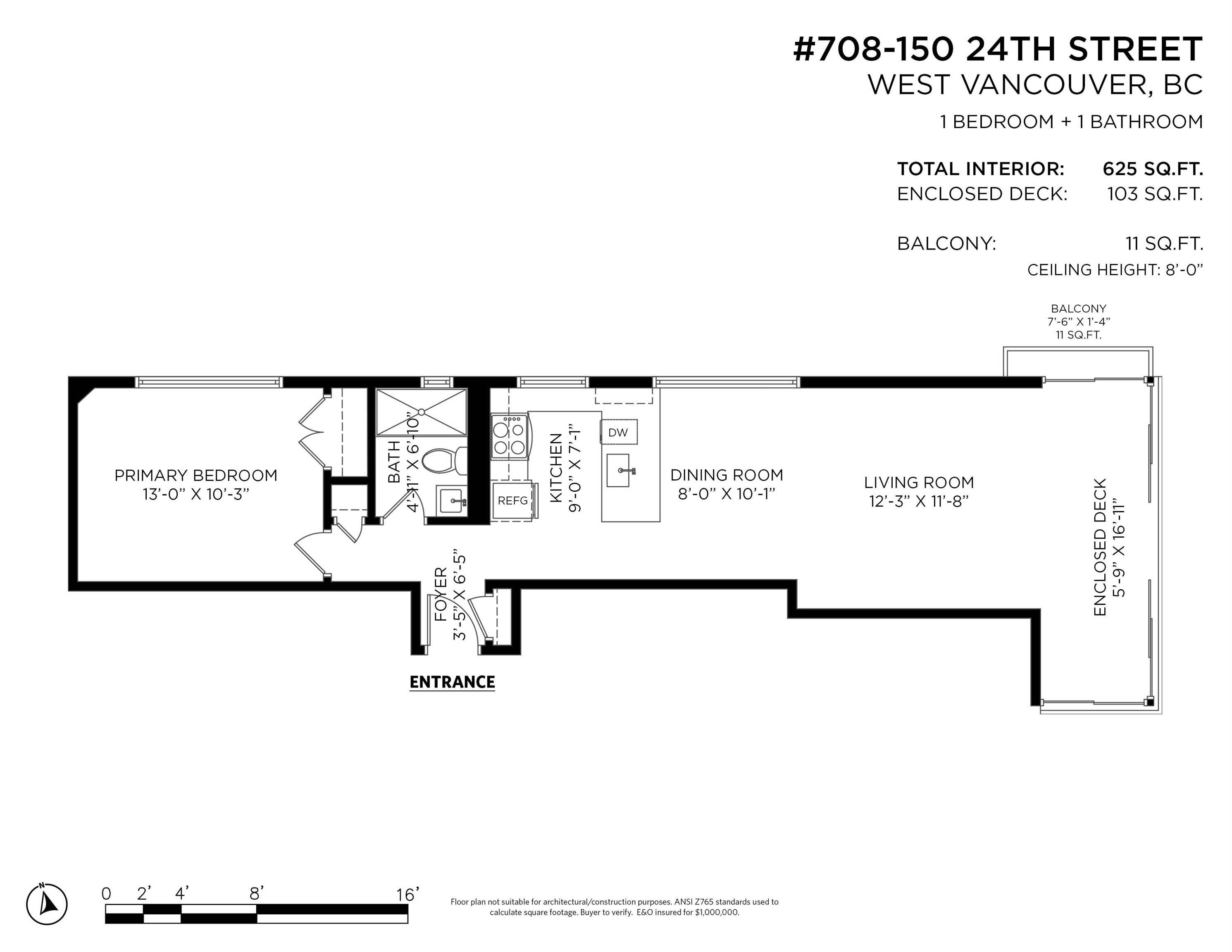 West Vancouver, BC V7V 4G8,150 24th ST #708