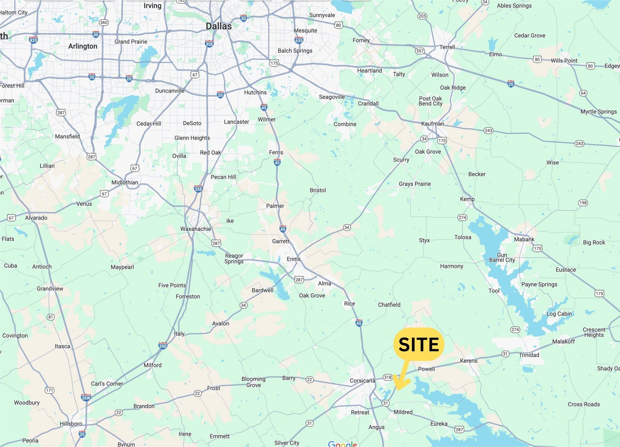 Corsicana, TX 75109,TBD TX 31 HWY