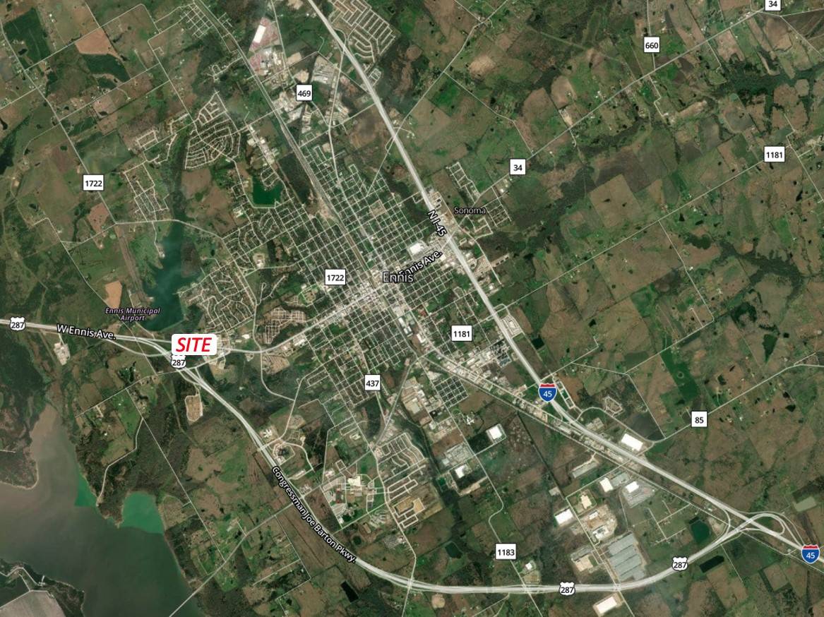Ennis, TX 75119,TBD 4.74 acres W Ennis AVE