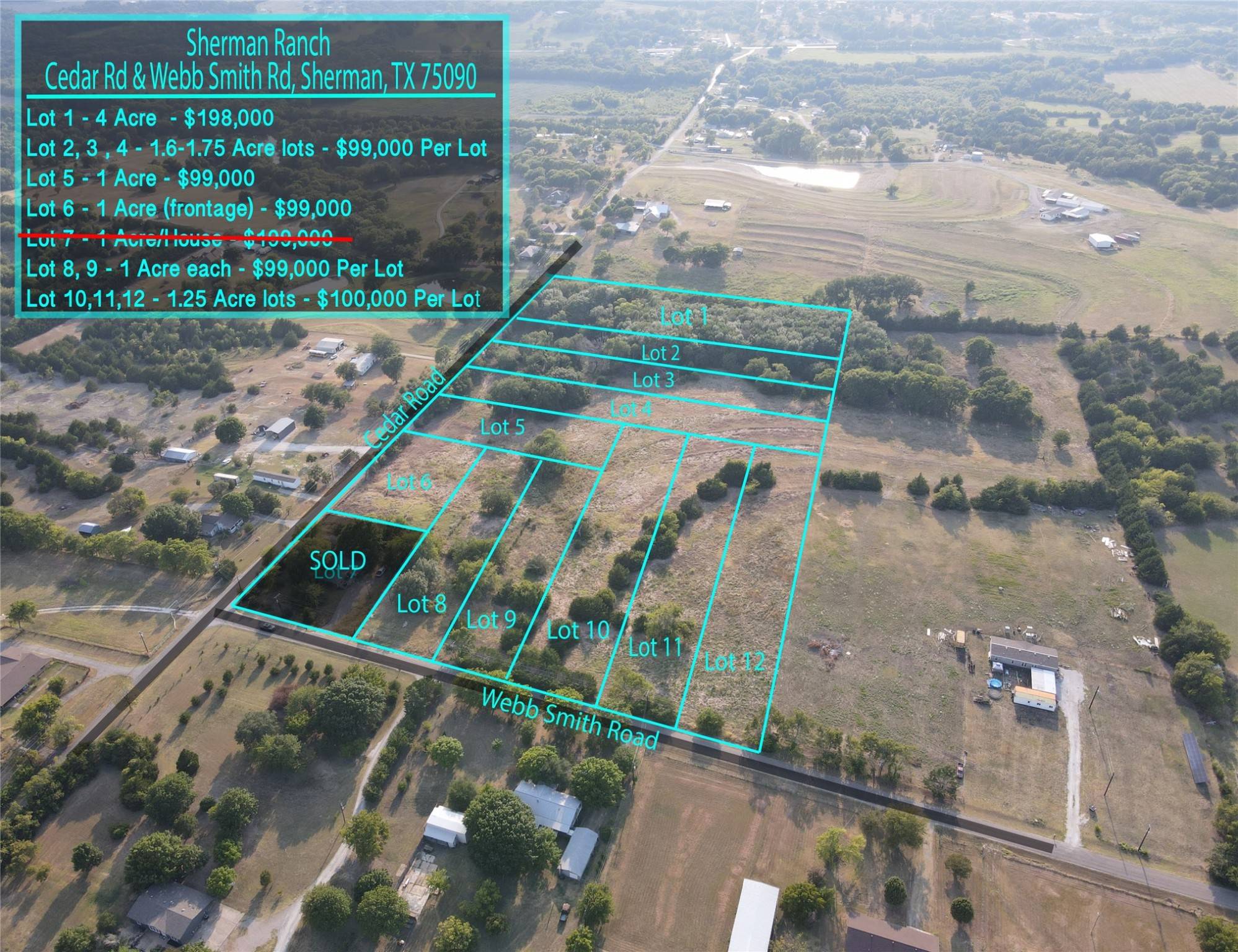 Sherman, TX 75090,Lot 8 Webb Smith Rd RD