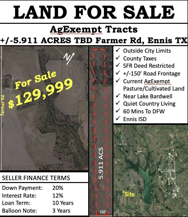 Ennis, TX 75119,491 Farmer RD