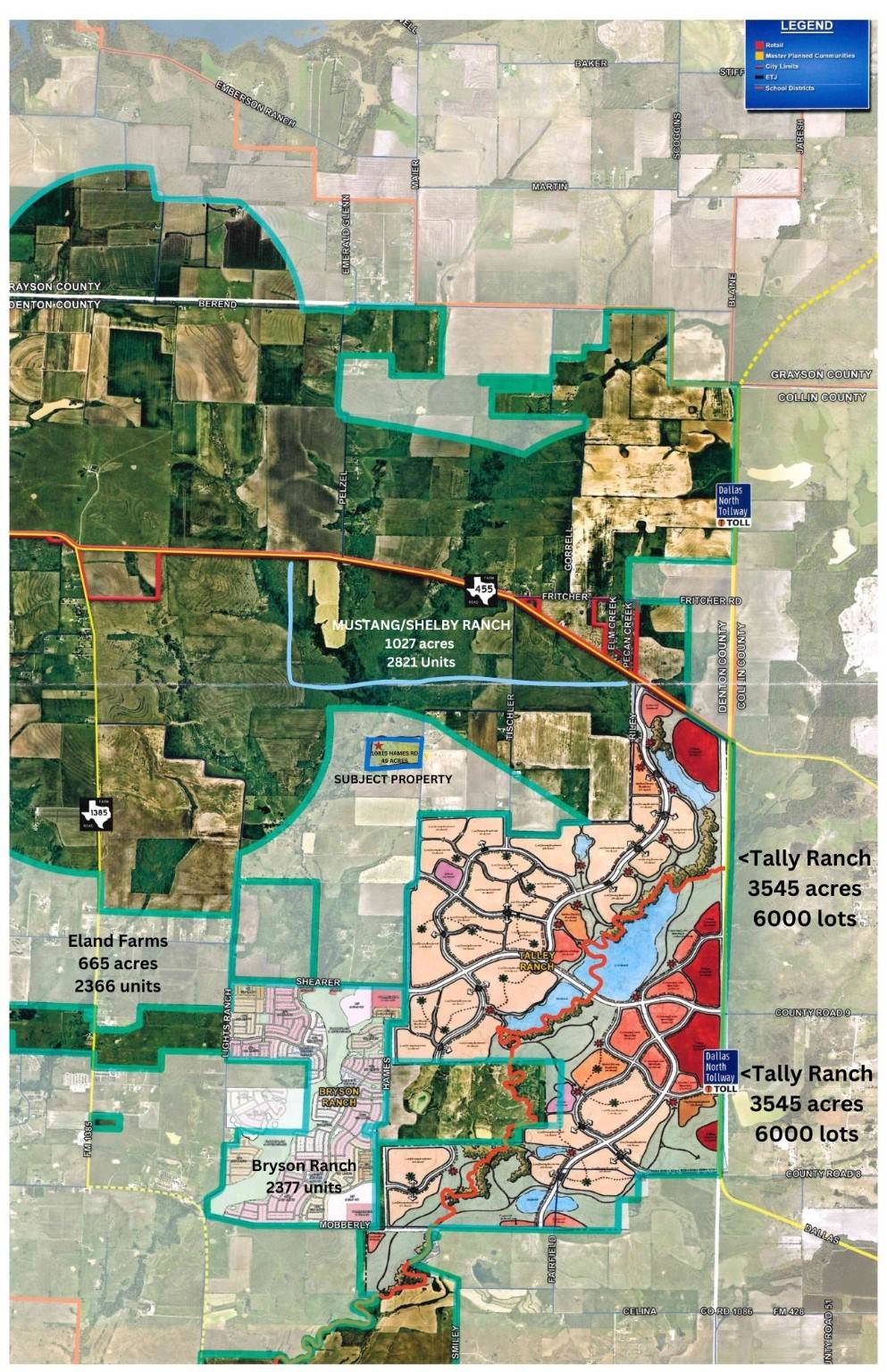 Pilot Point, TX 76258,10815 Hames RD
