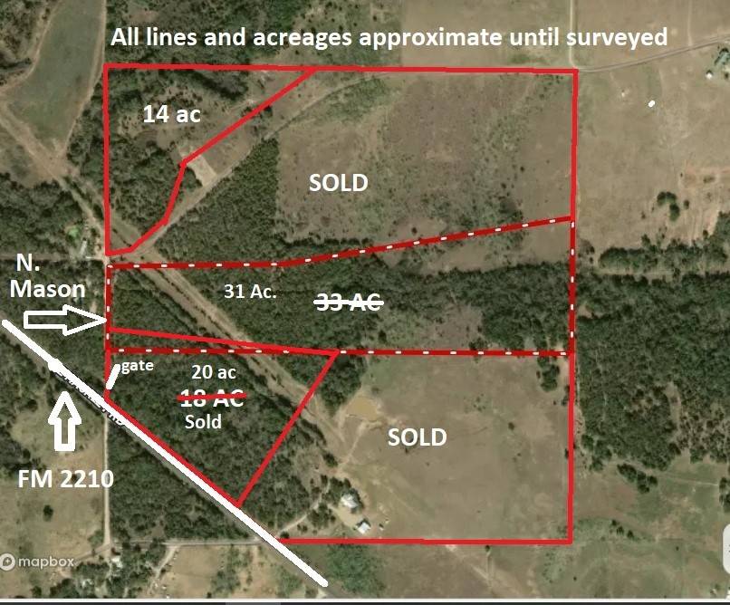 Perrin, TX 76486,33 AC N Mason