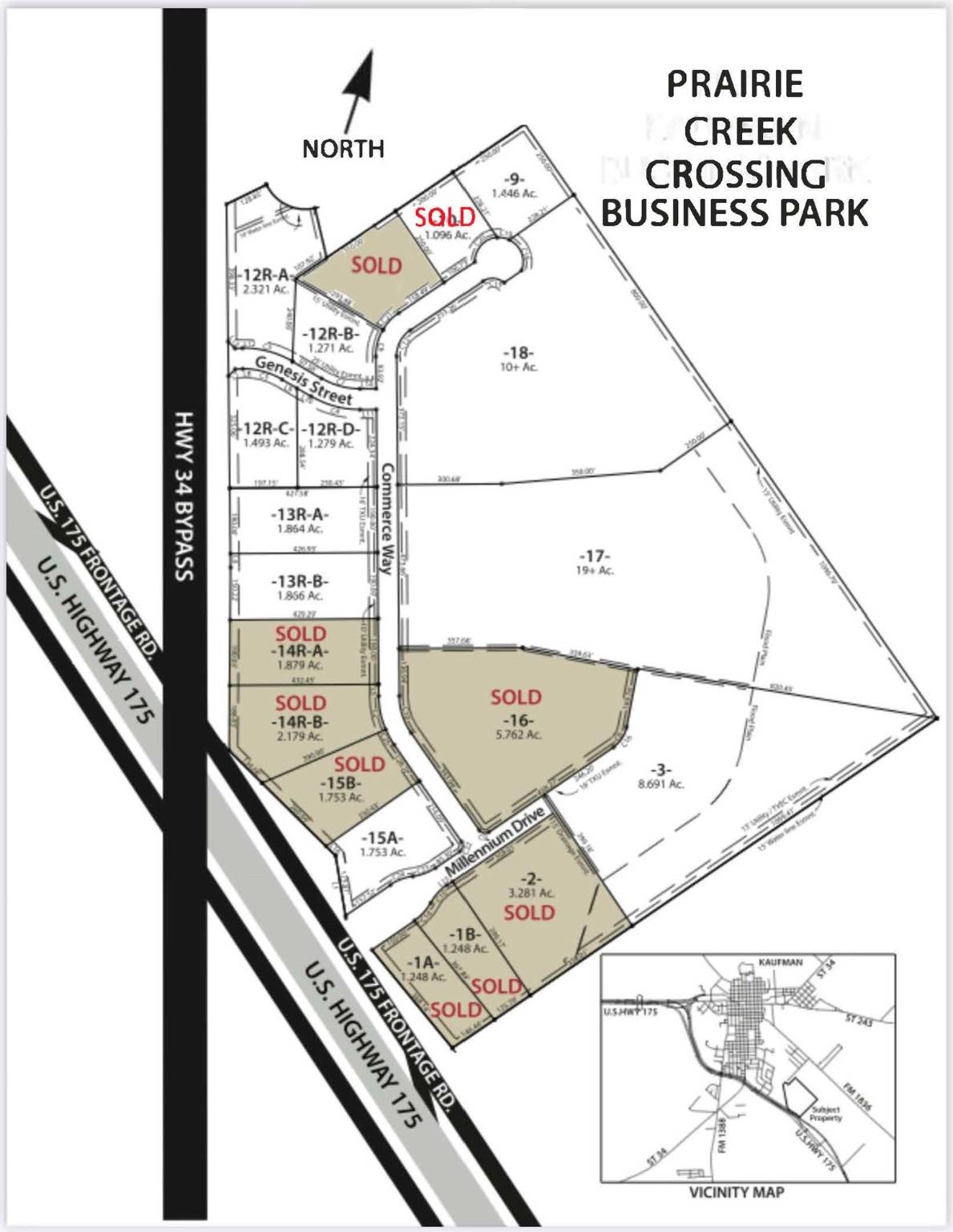 Kaufman, TX 75142,TBD Commerce Way Lot 15A
