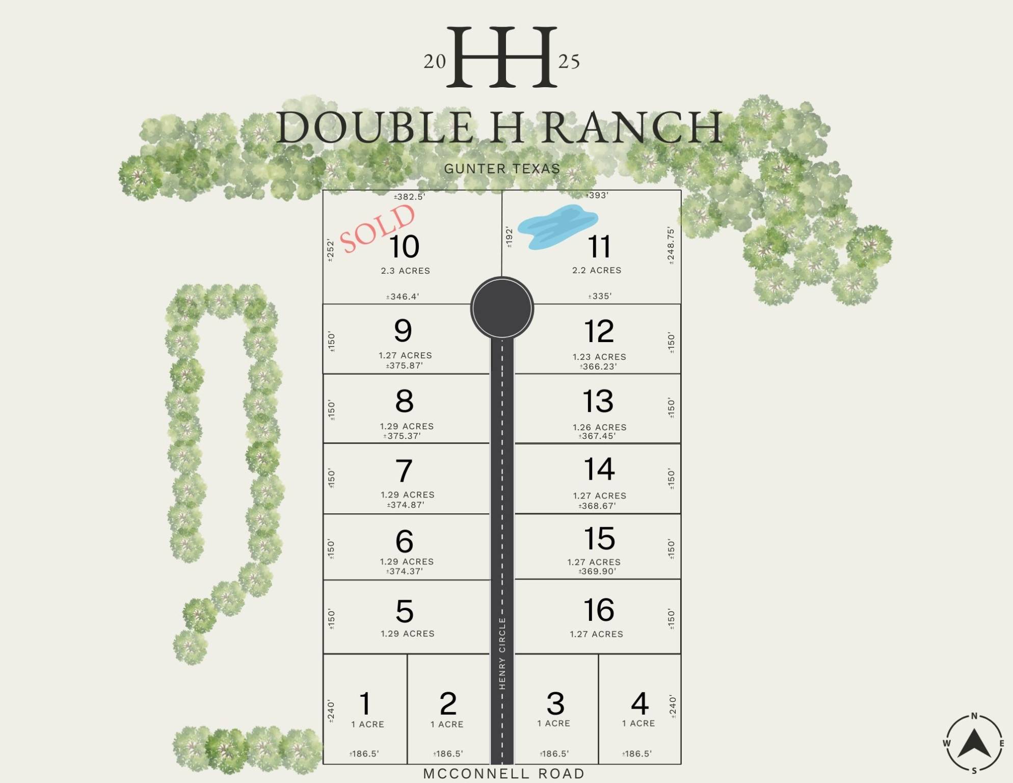 Gunter, TX 75058,TBD Lot 1 McConnell RD