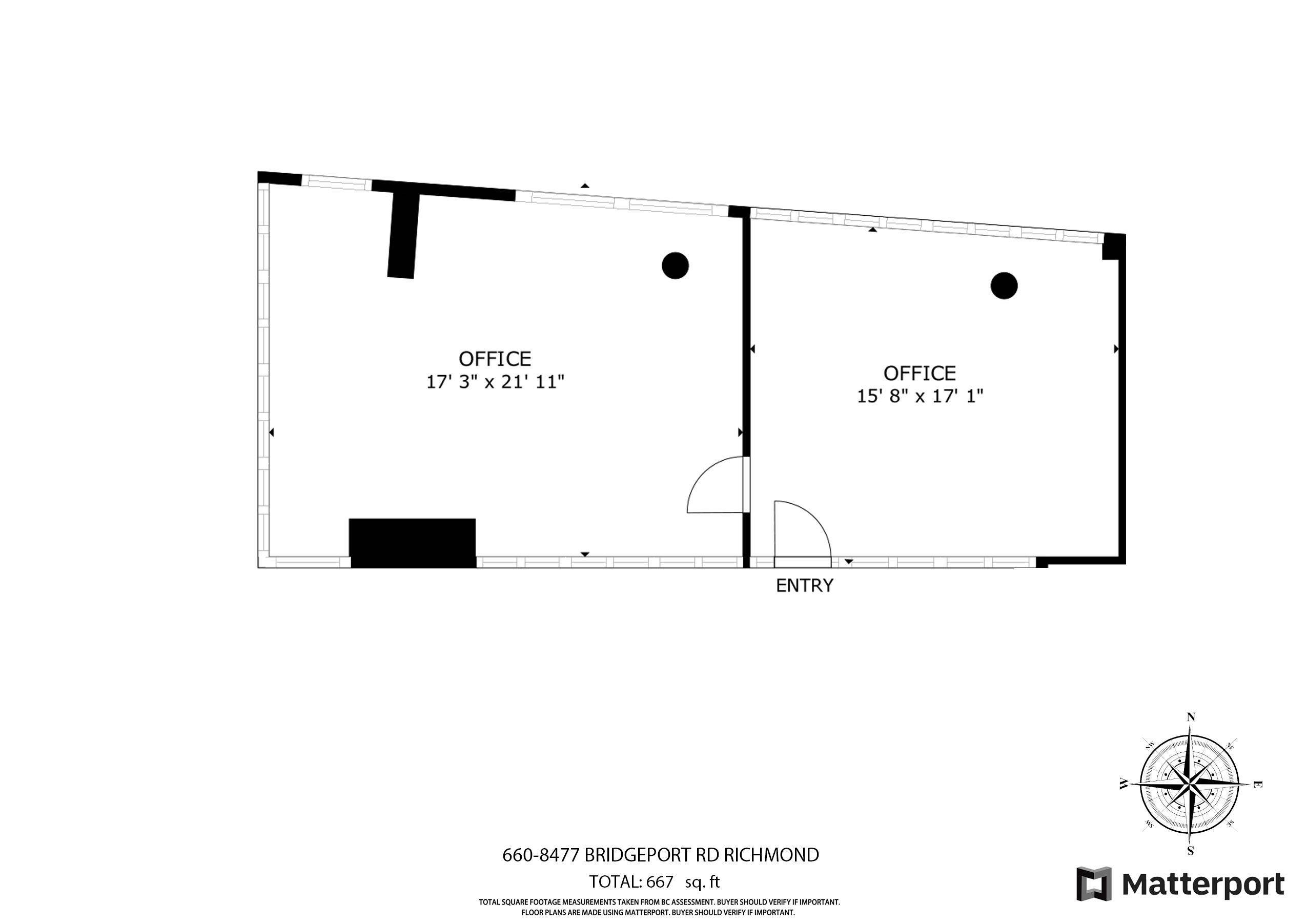 Richmond, BC V6X 0S8,8477 Bridgeport RD #660
