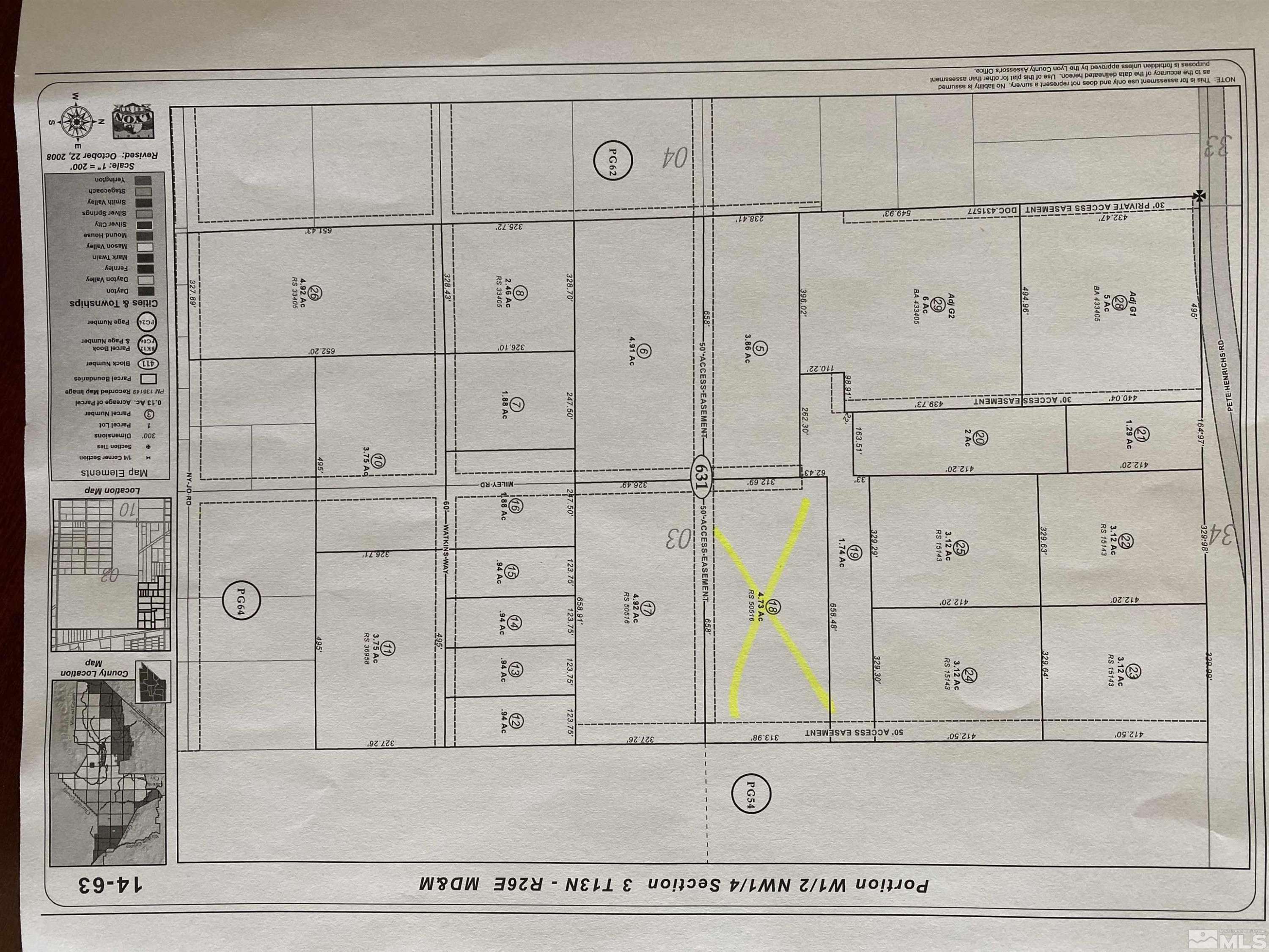 Yerington, NV 89447,62 Miley RD Road
