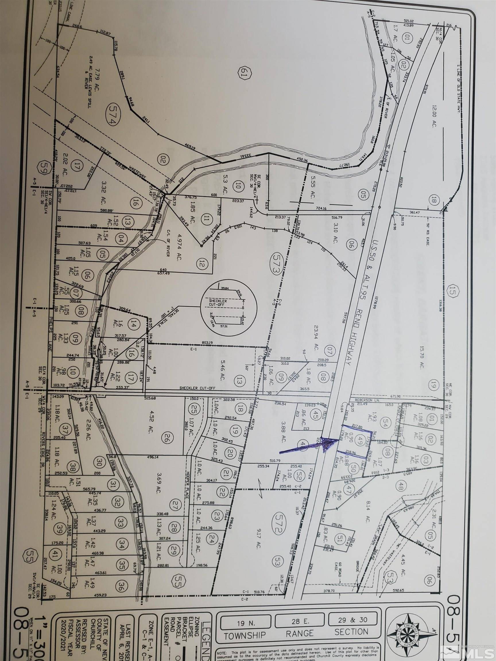 Fallon, NV 89406,Hwy 50 APN 008-572-49