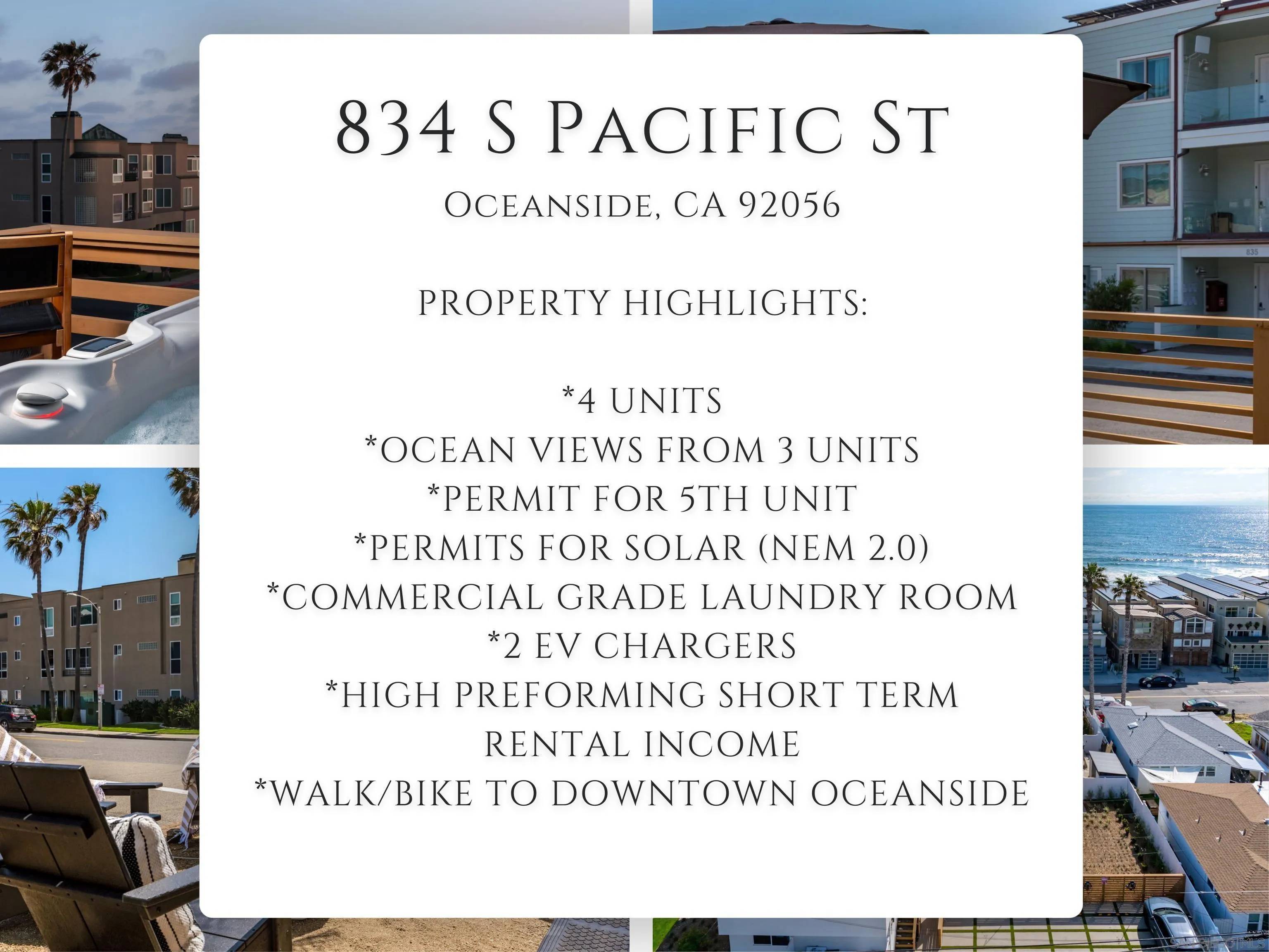 Oceanside, CA 92054,834 S Pacific