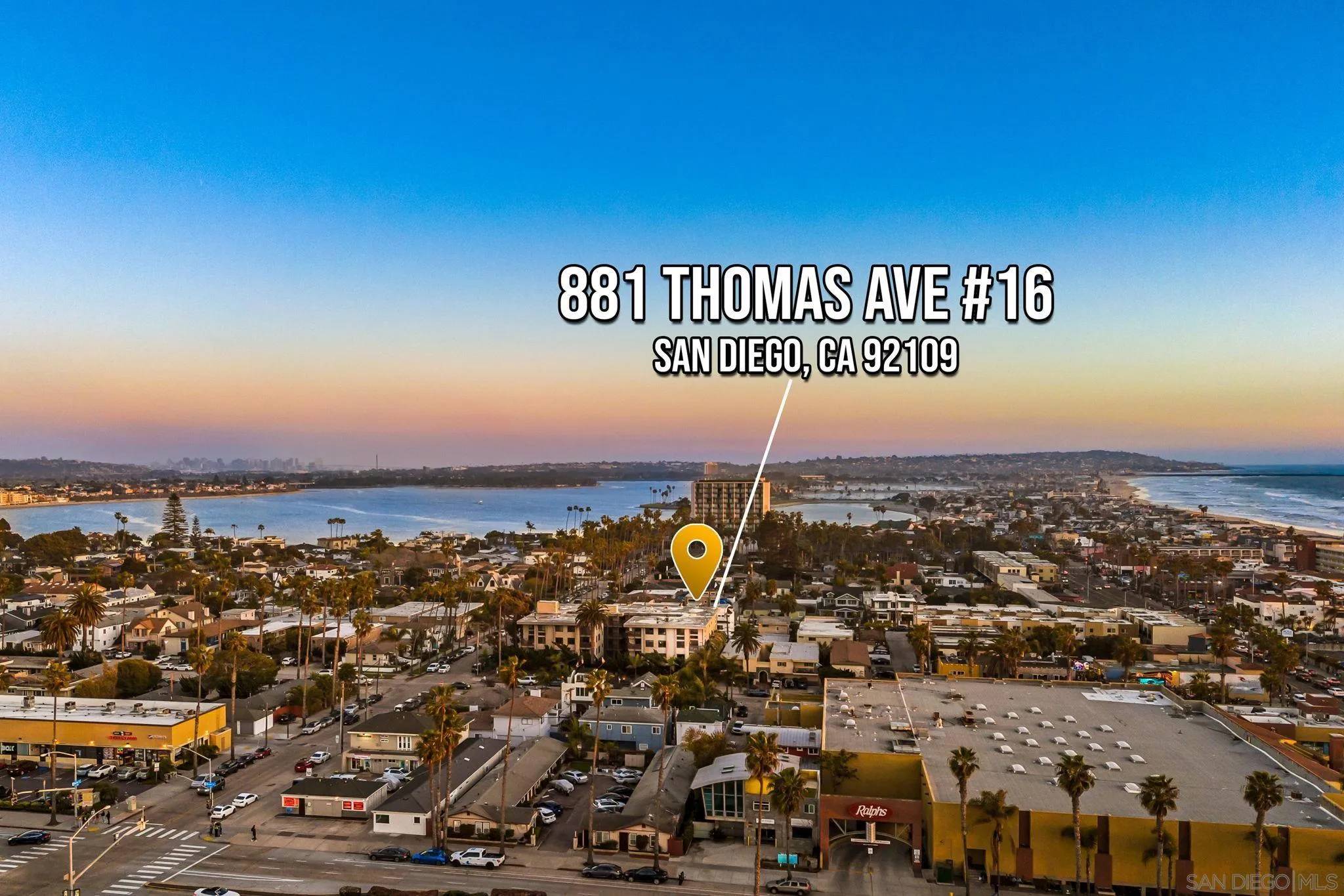 San Diego, CA 92109,881 Thomas Ave #16